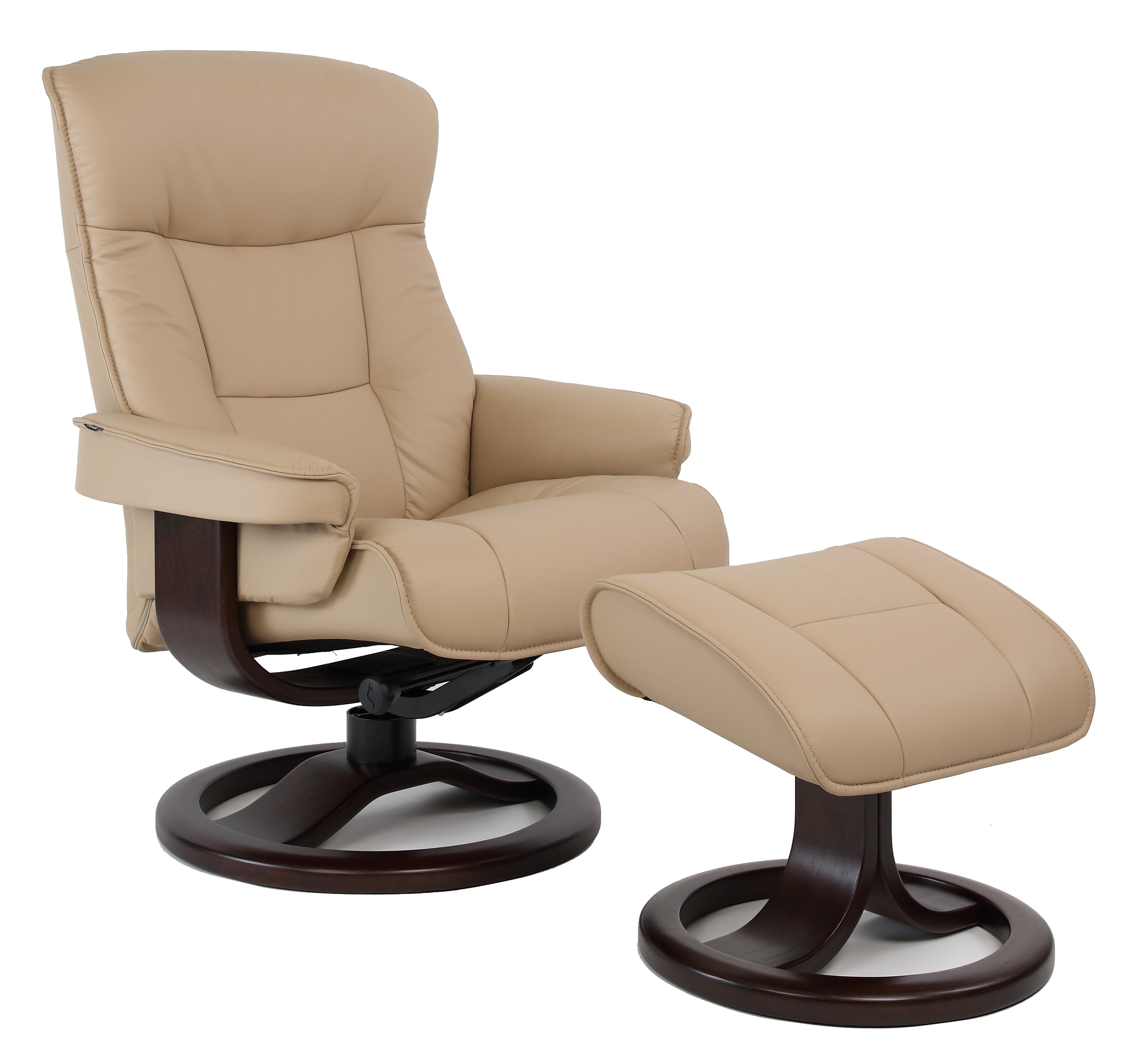 Bergen R Small Recliner with Footstool Manual