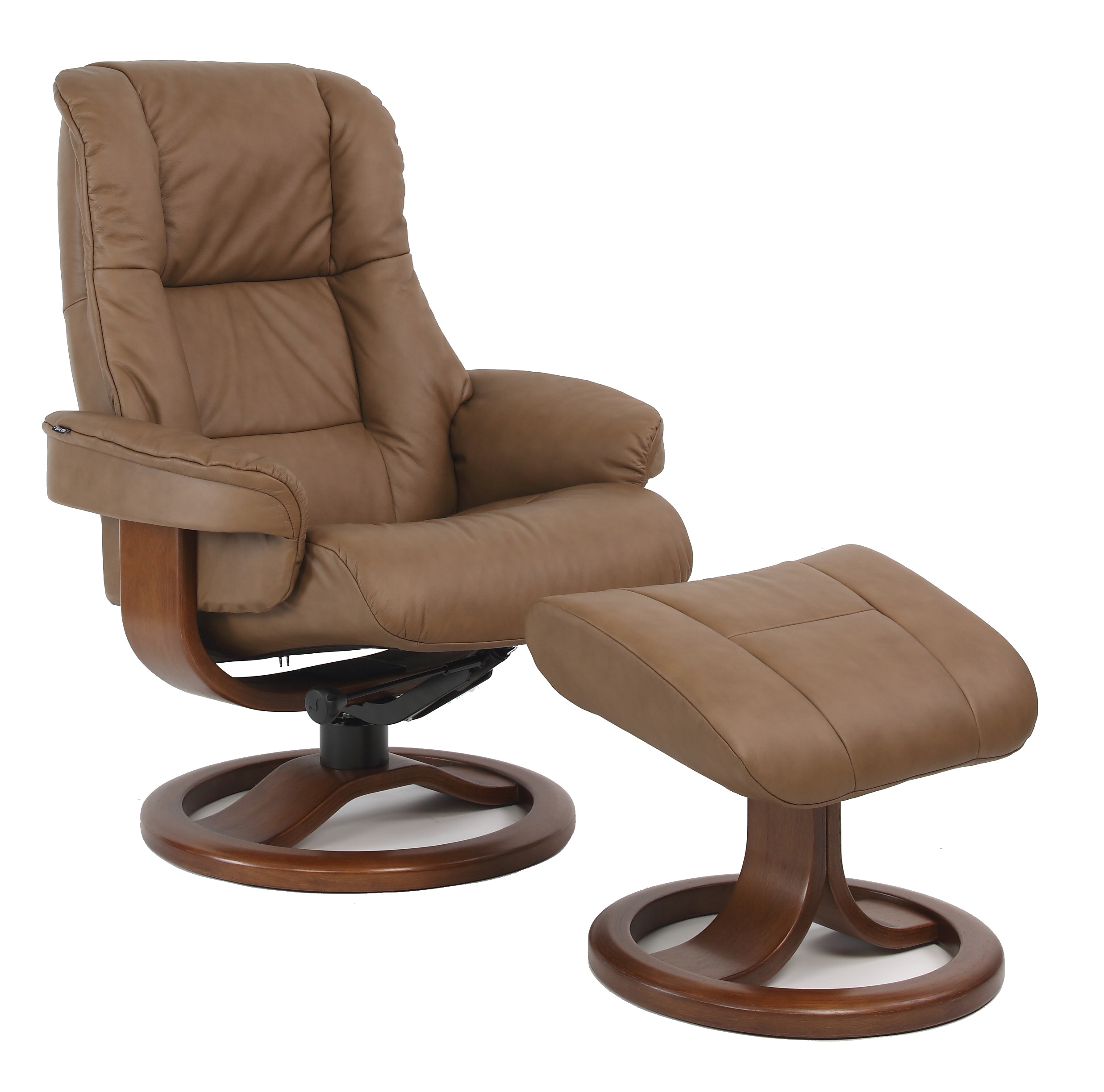 Loen R Large Recliner with Footstool Manual