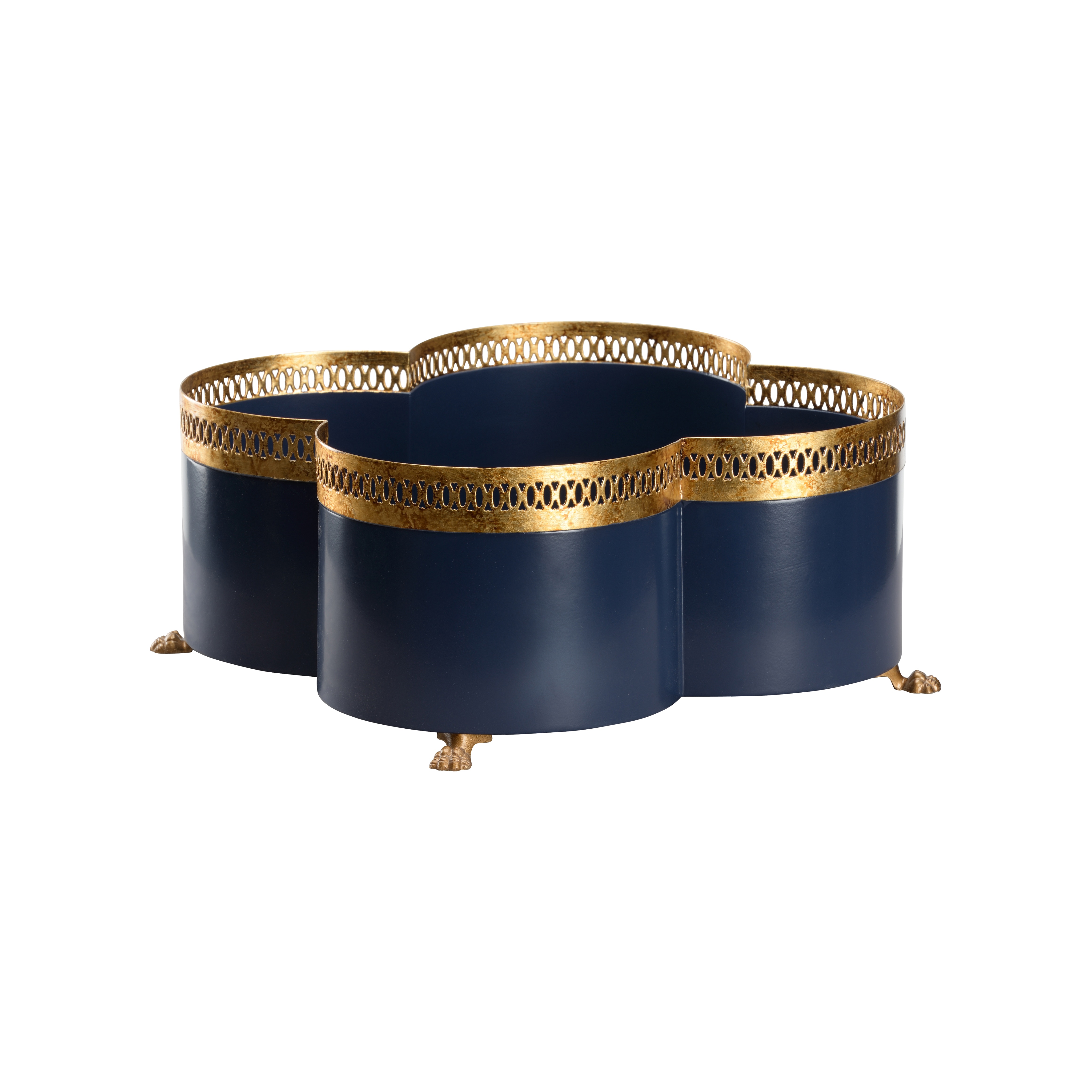 CHELSEA HOUSE Tracery Cachepot - Navy Blue (LG) 370217