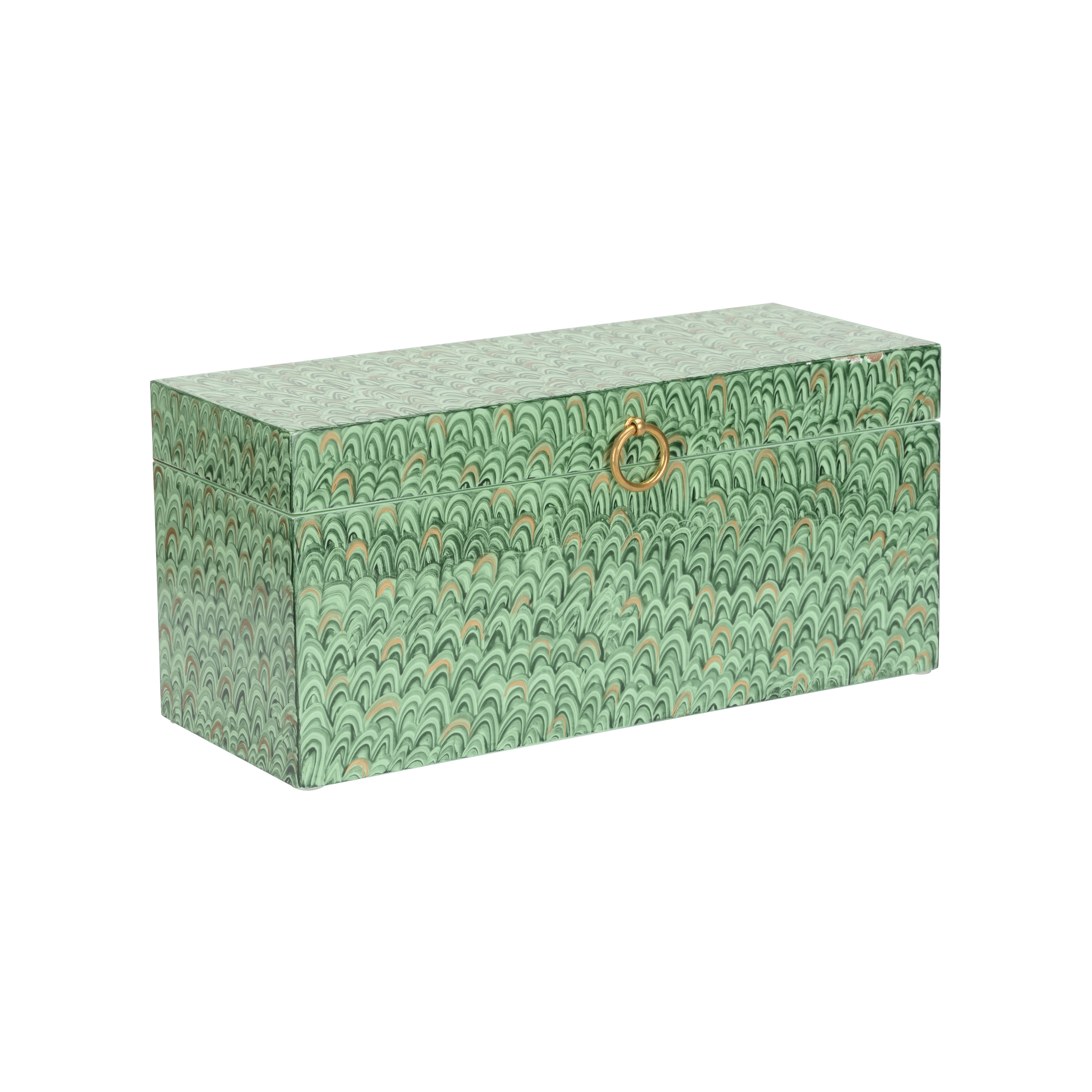  Tanzin Box - Green Marble 