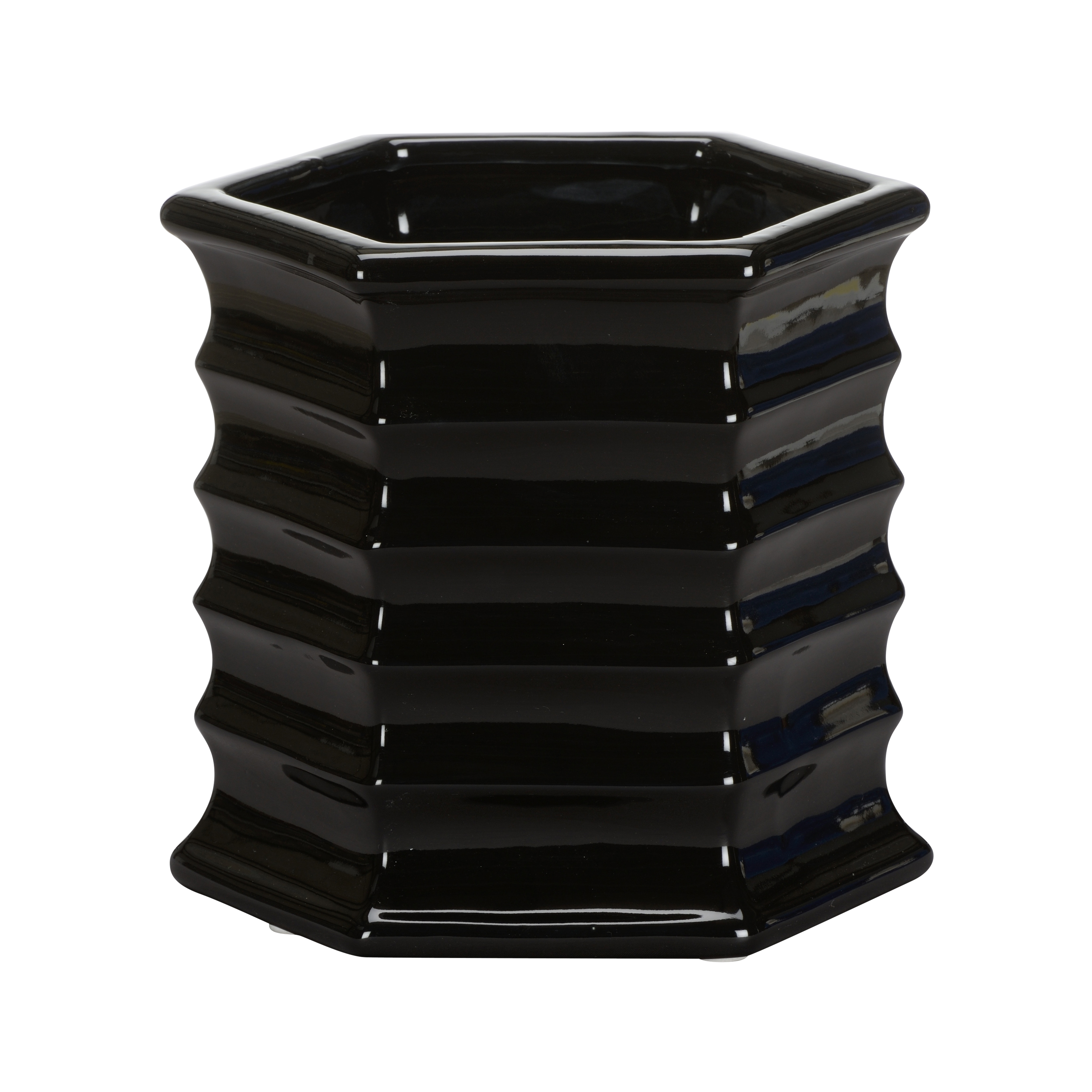 CHELSEA HOUSE Willow Planter - Black (Sm) 370308