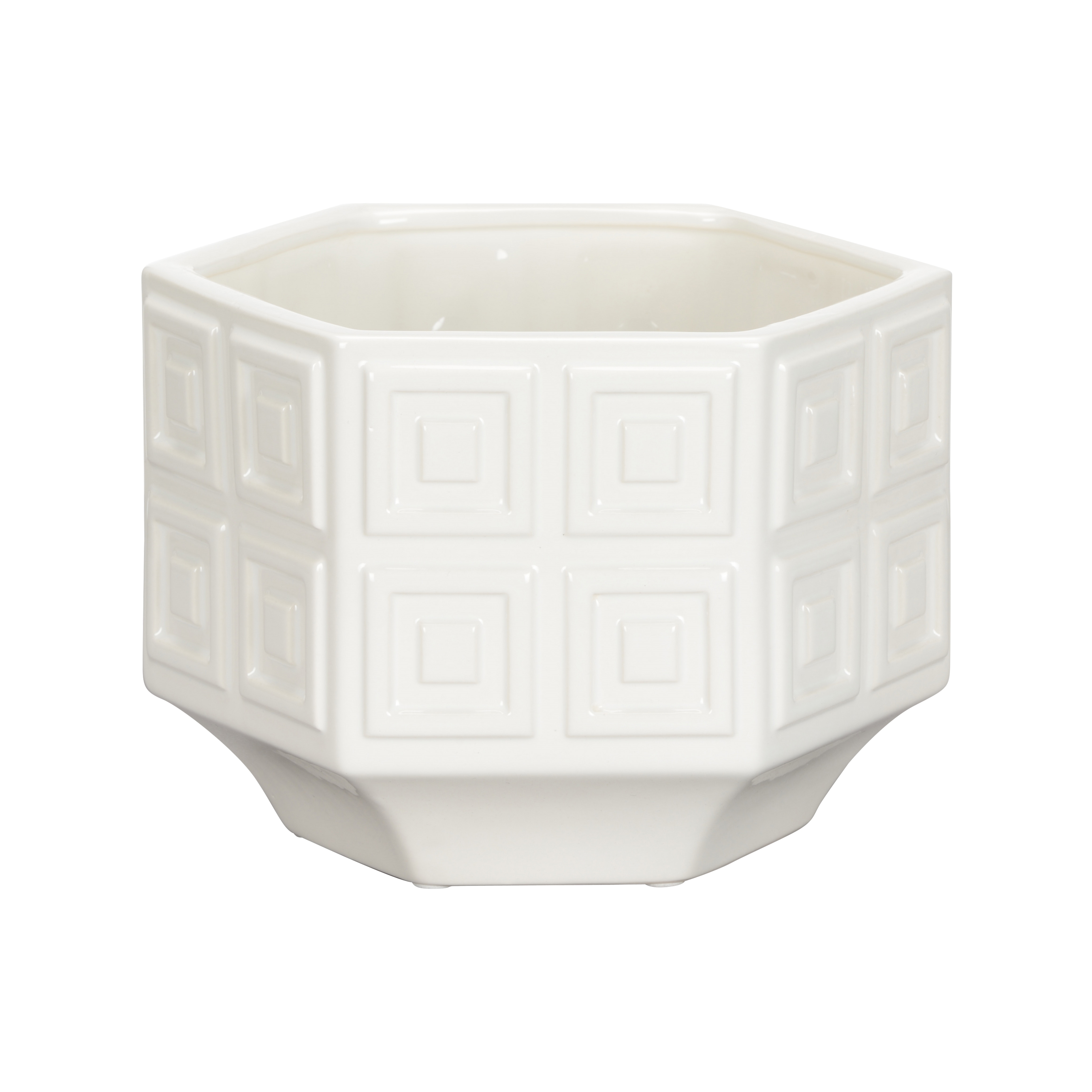 CHELSEA HOUSE Dover Cachepot - White 370318