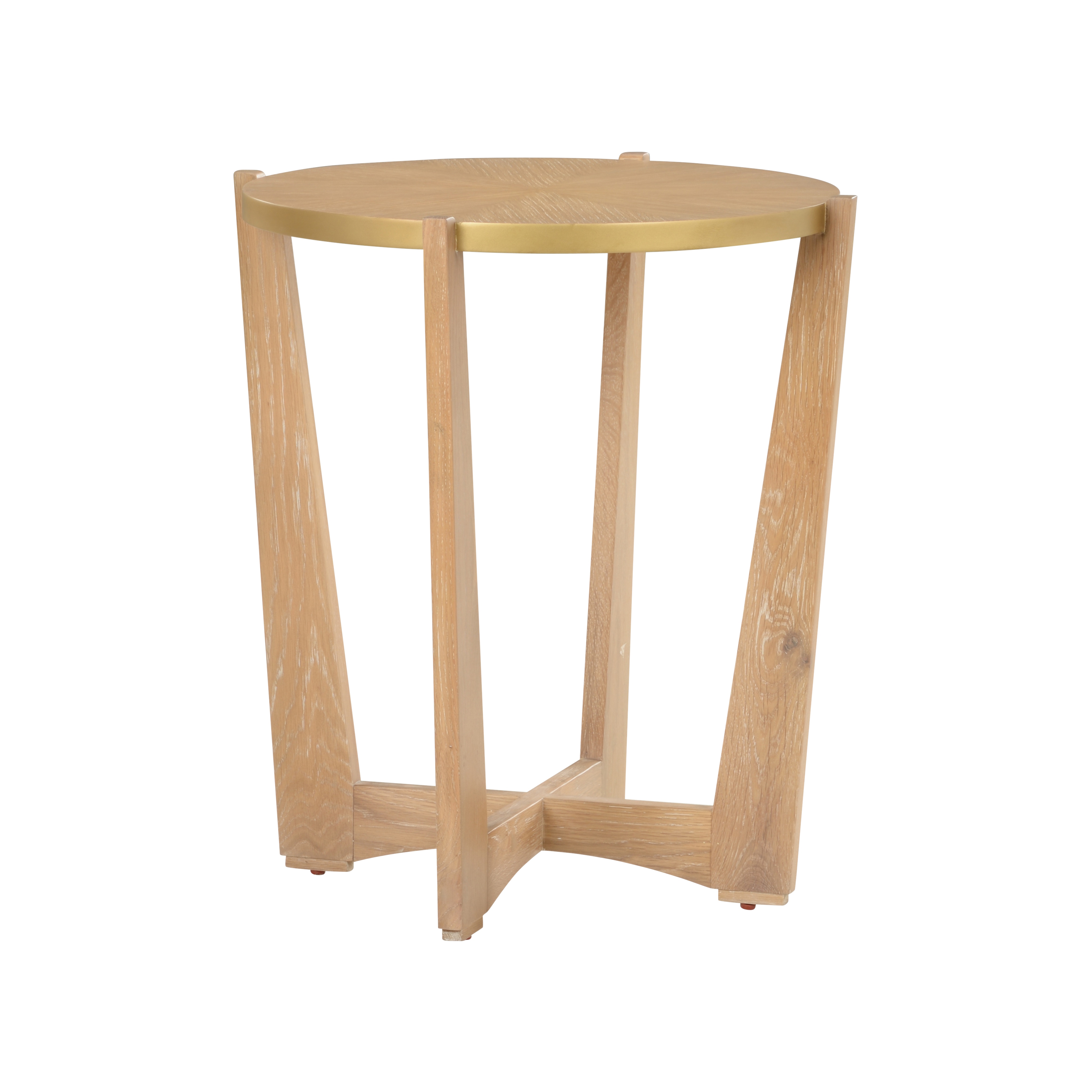 CHELSEA HOUSE Ardoise Side Table - Cerused Oak 370400