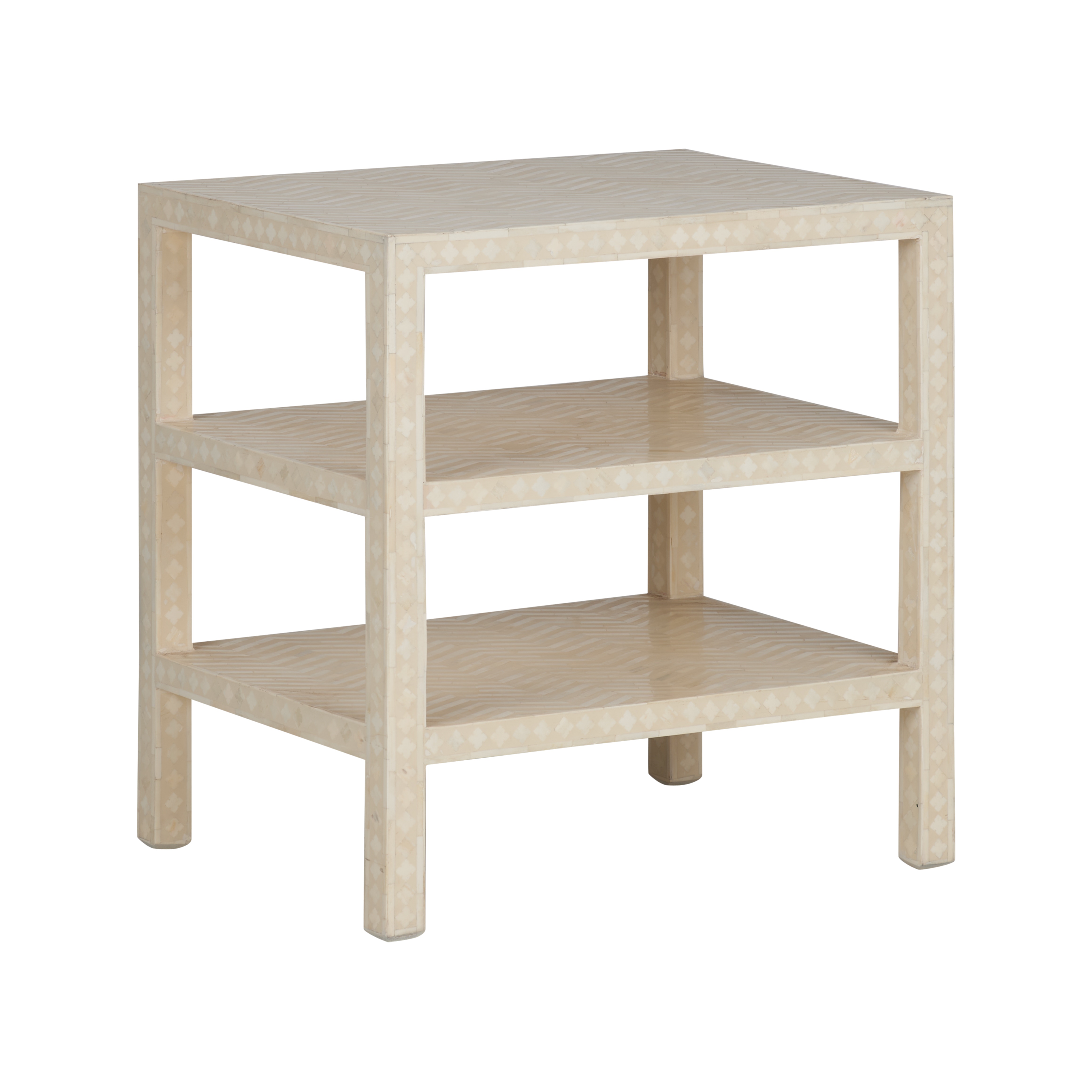 CHELSEA HOUSE Chevron Inlay Side Table 370548