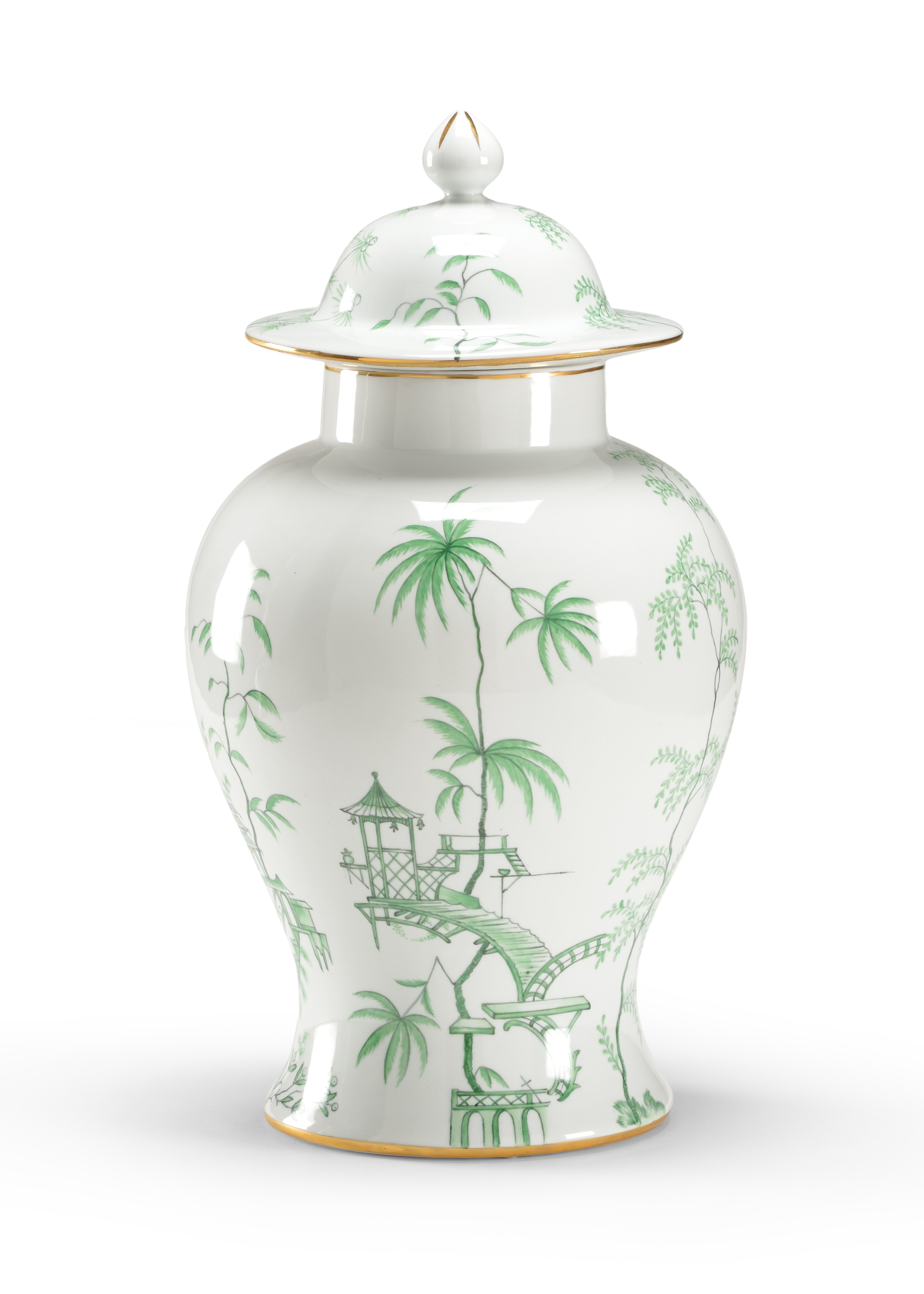 CHELSEA HOUSE Green Chinoiserie Jar 381875