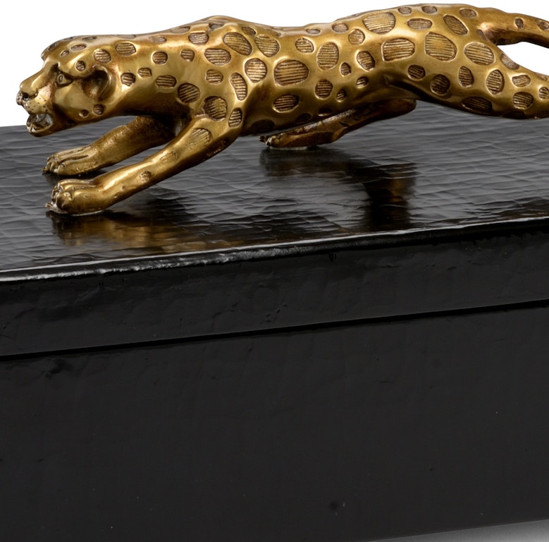 CHELSEA HOUSE Home Accents Cheetah Box - Black 382902 - Critelli's  Furniture Rugs Mattress - St.