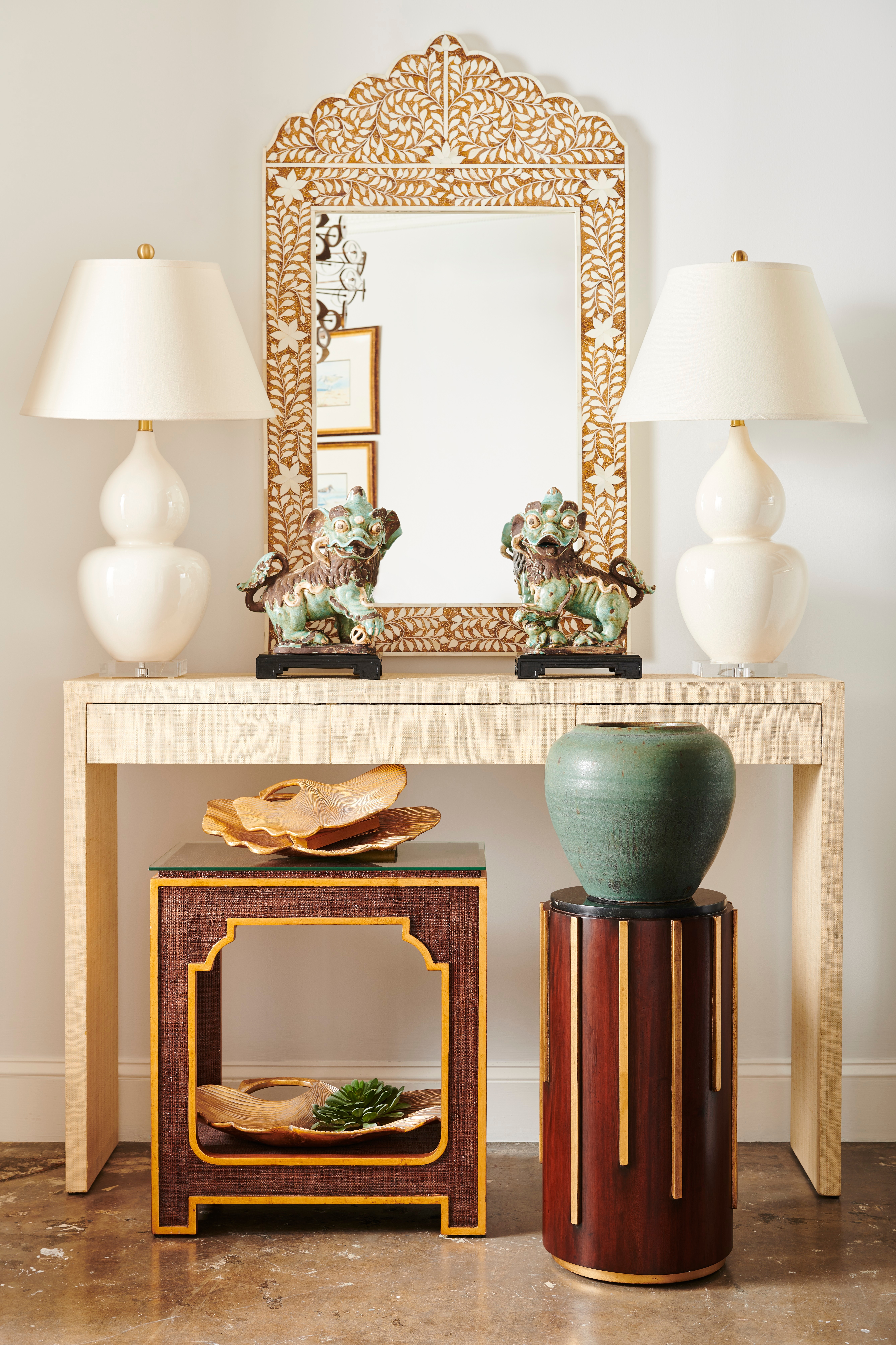 Mira schon Burberrys他6個セット Chelsea House Mirrors Crown Mirror - Brown 383012 - White House