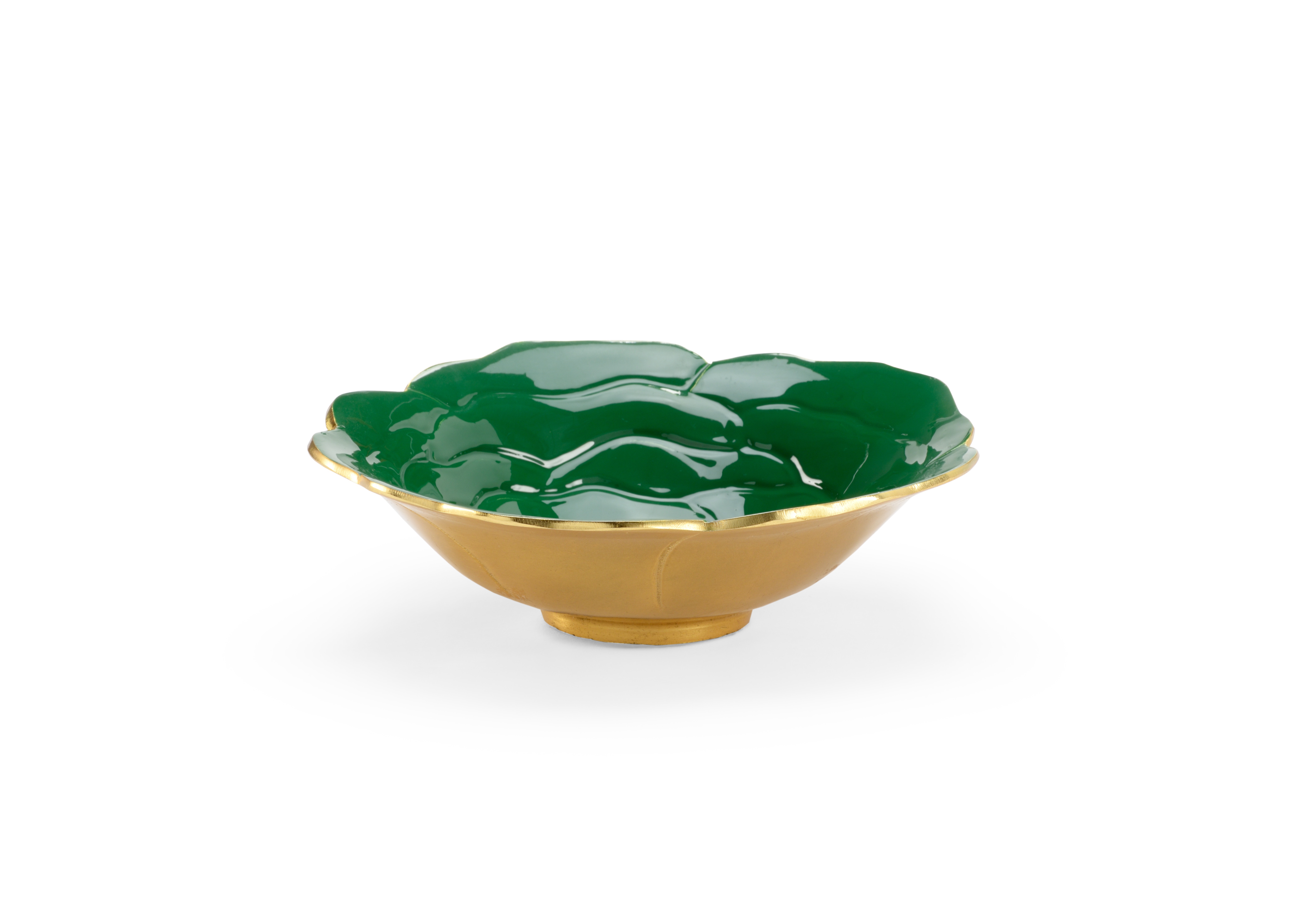  Green Enameled Bowl (Sm) 