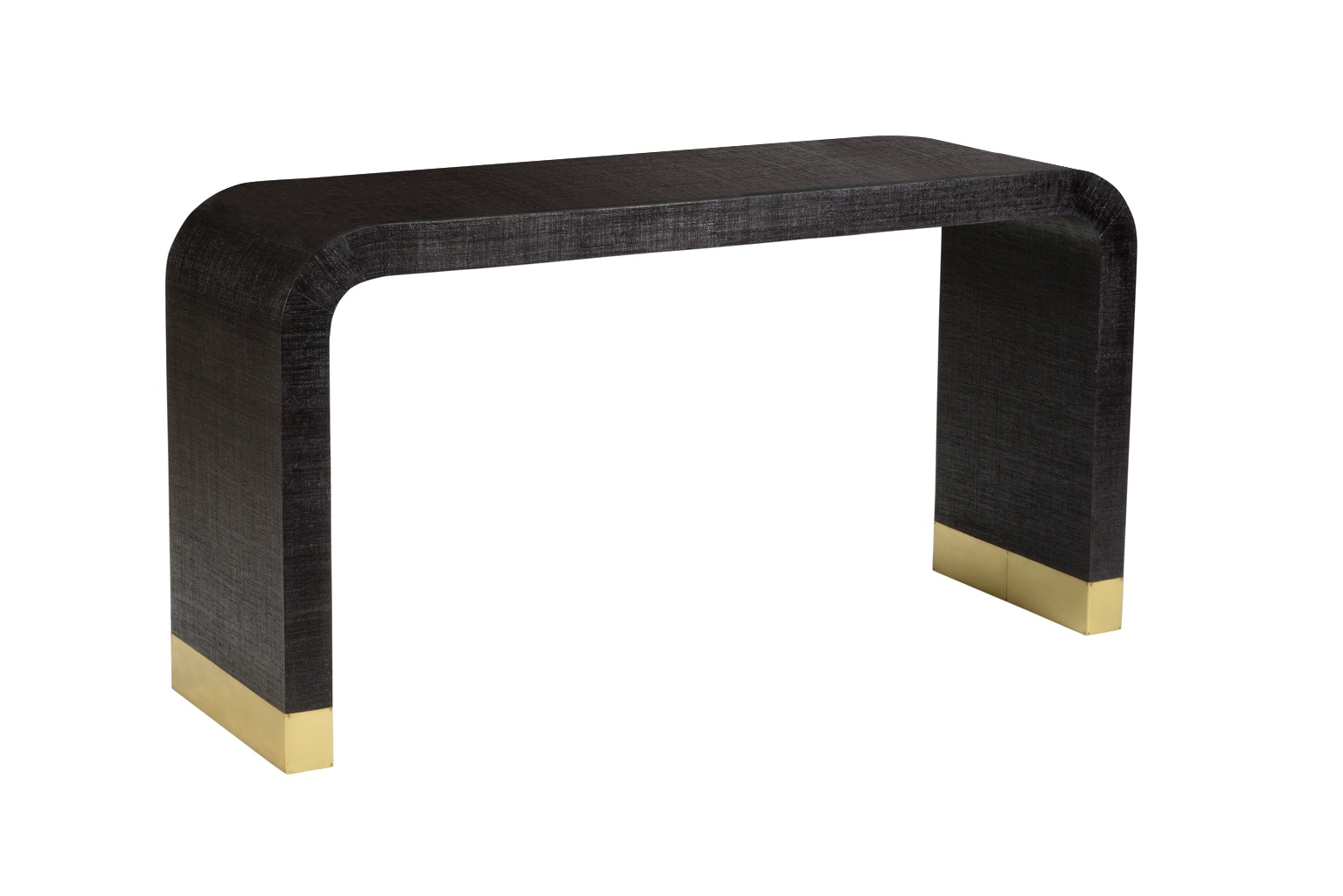 Black store waterfall console