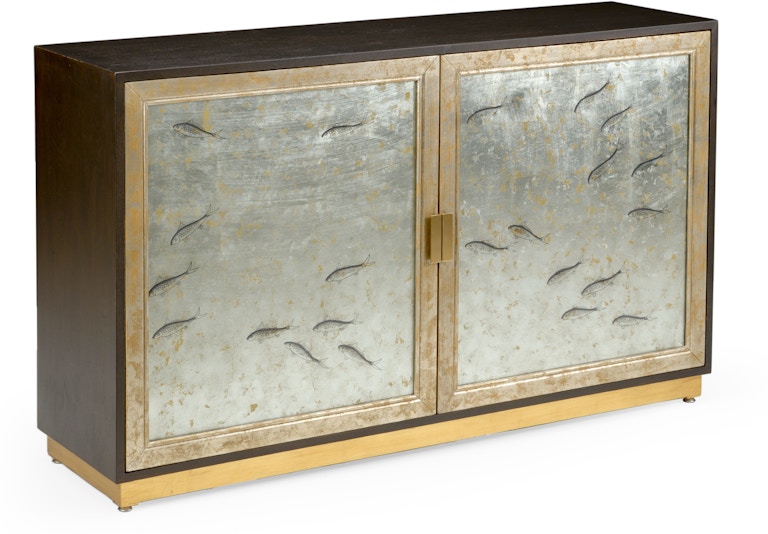 CHELSEA HOUSE Living Room Chinoiserie Cabinet - Fish 384302