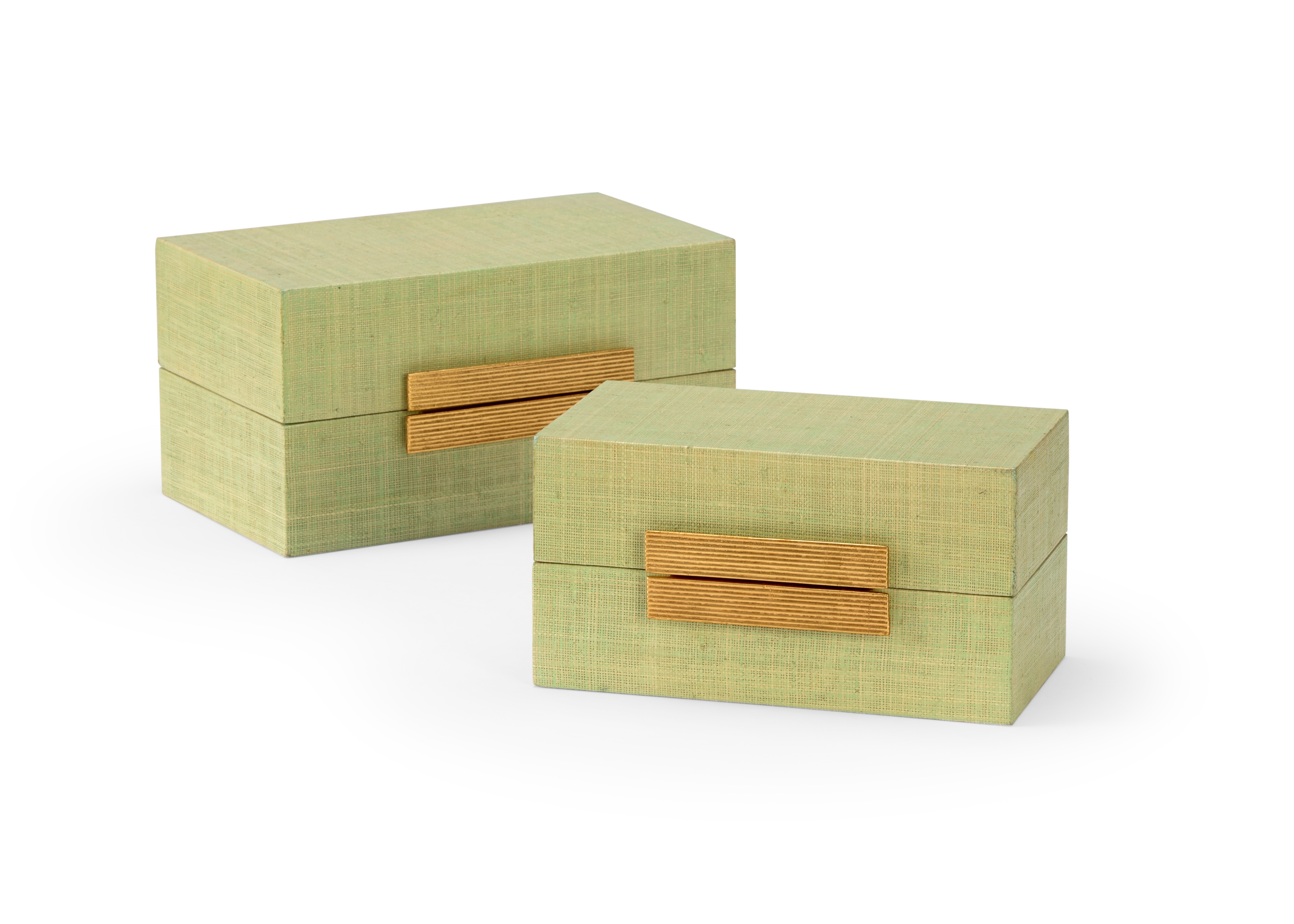 CHELSEA HOUSE Raffia Boxes - Seafoam (S2) 384764