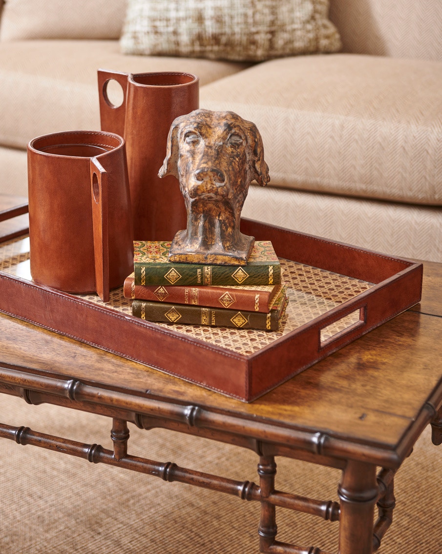 Bamboo wood store coffee table