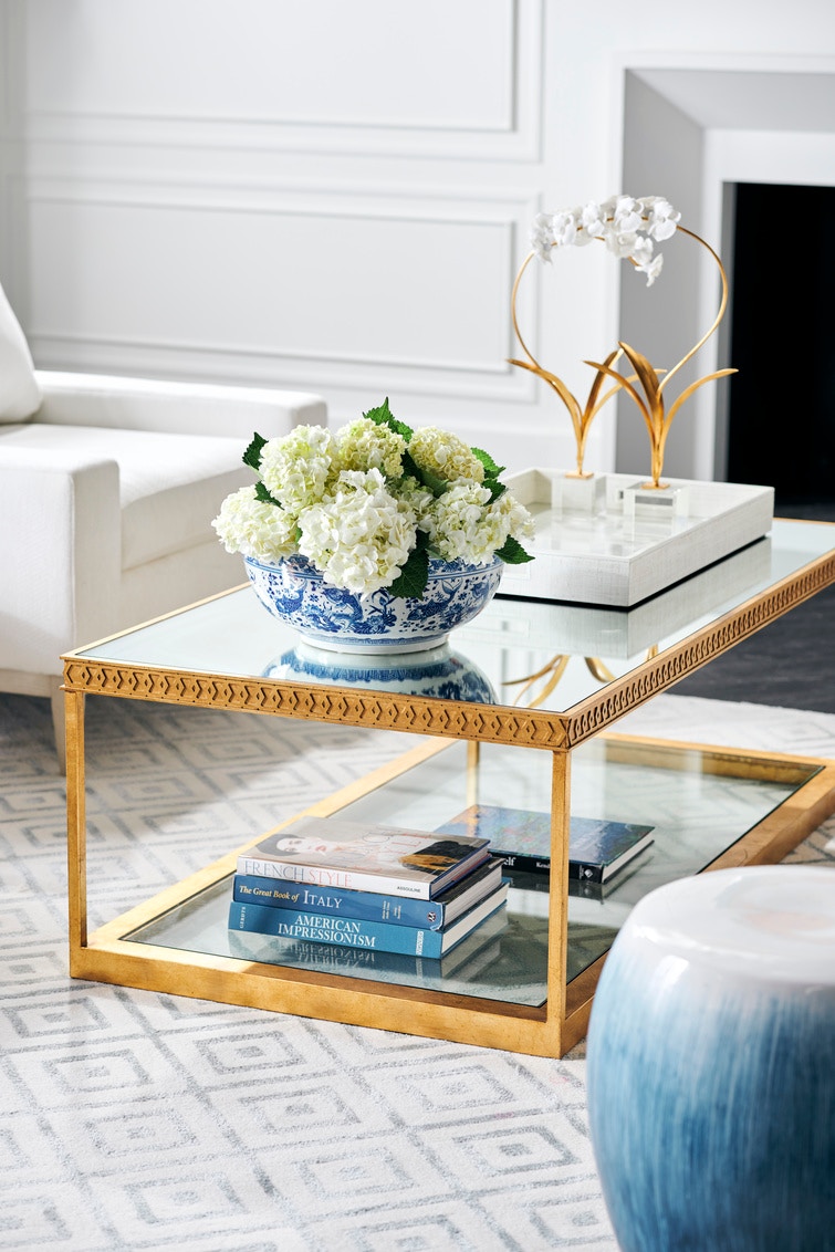Chelsea House Living Room Copas Cocktail Table - Gold 384988
