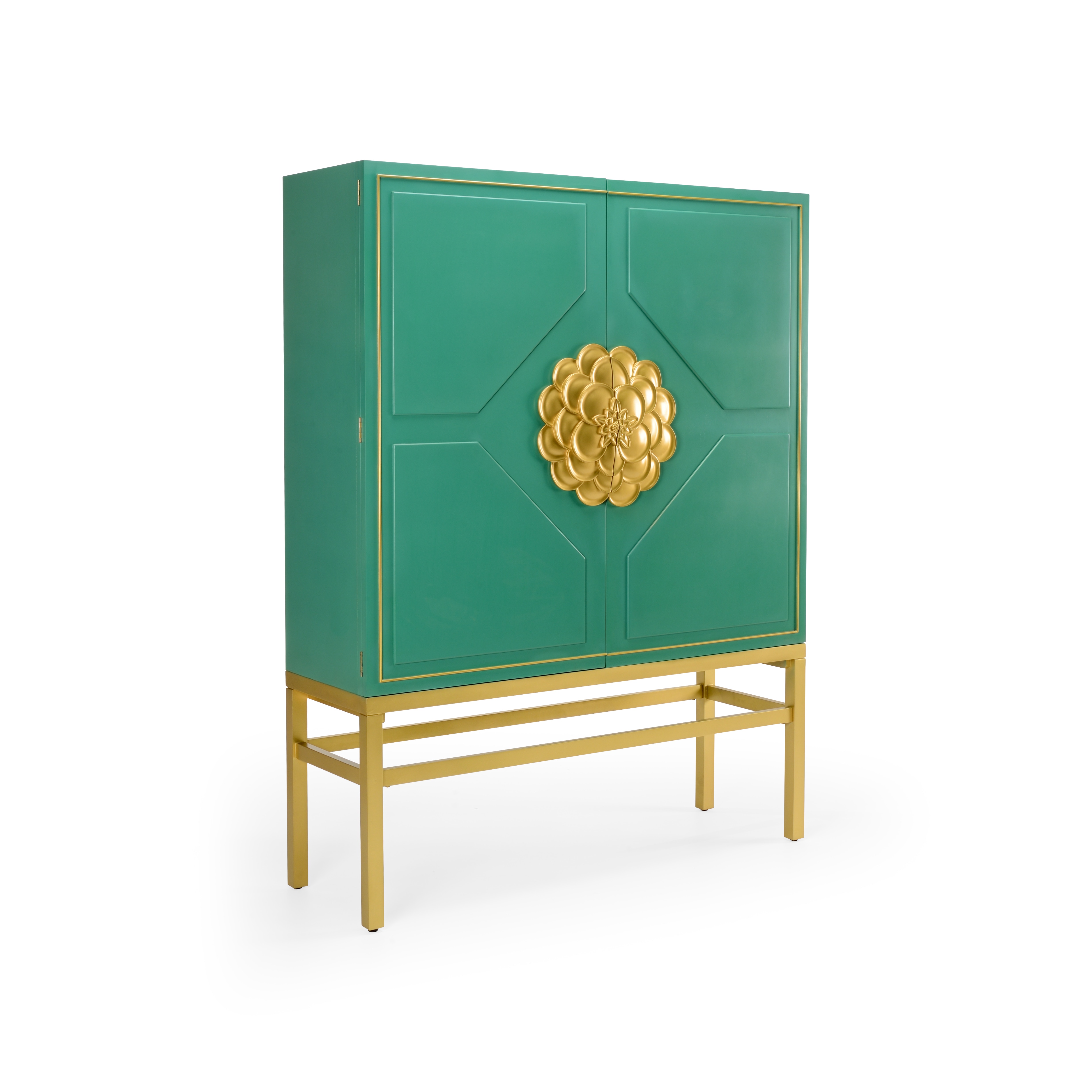 Teal bar online cabinet