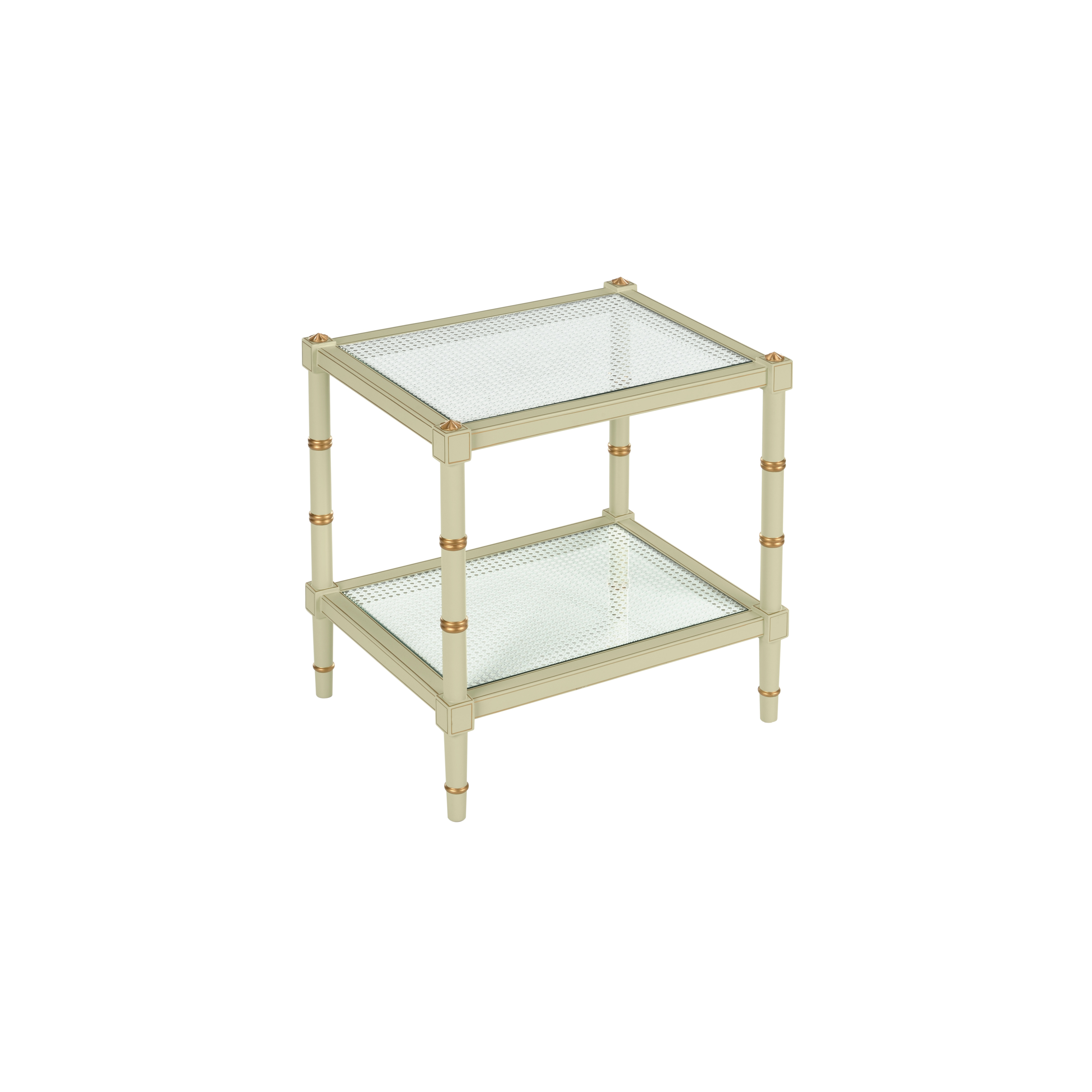 CHELSEA HOUSE Conner Cane End Table - Green 385710