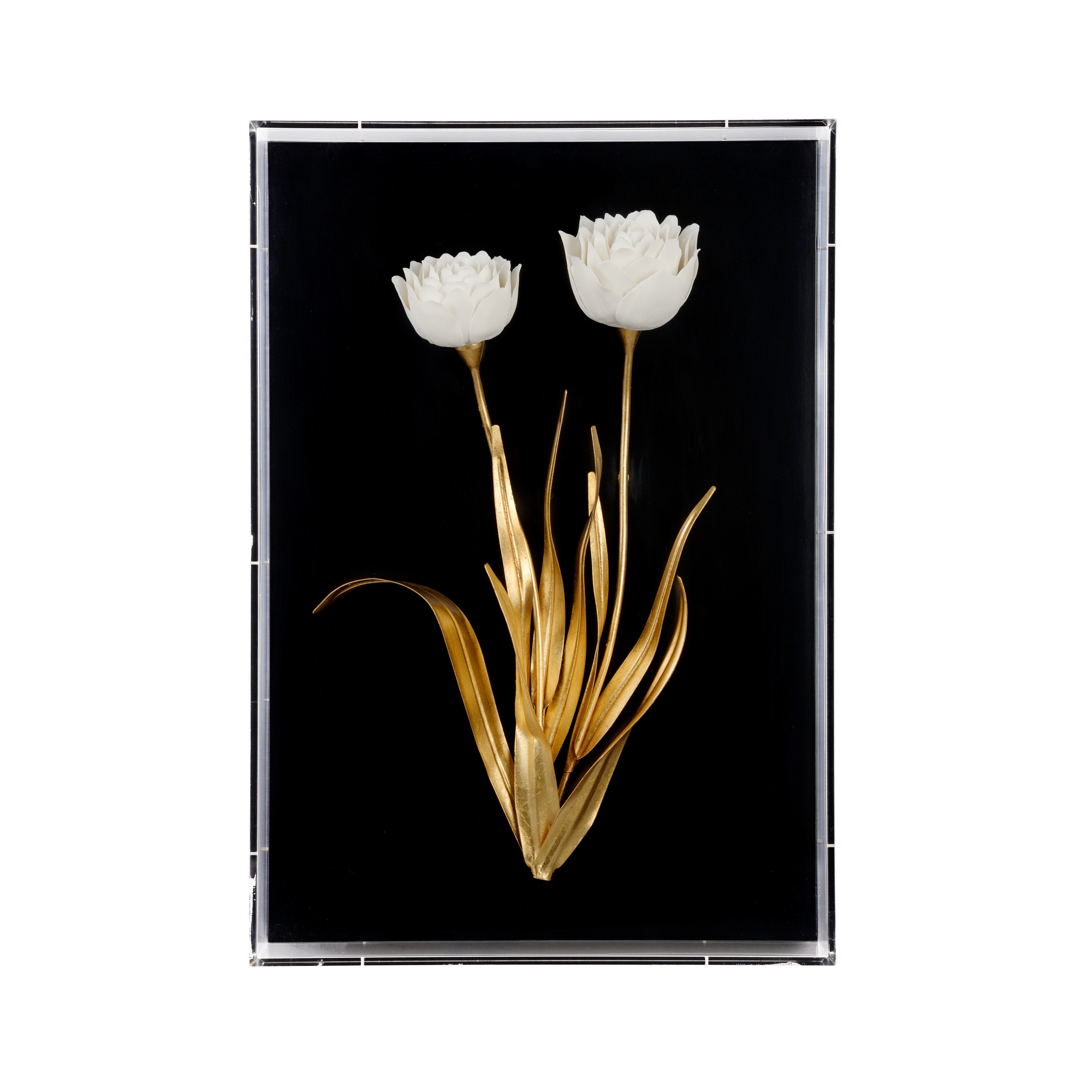 CHELSEA HOUSE Porcelain Flower Black - C 385972