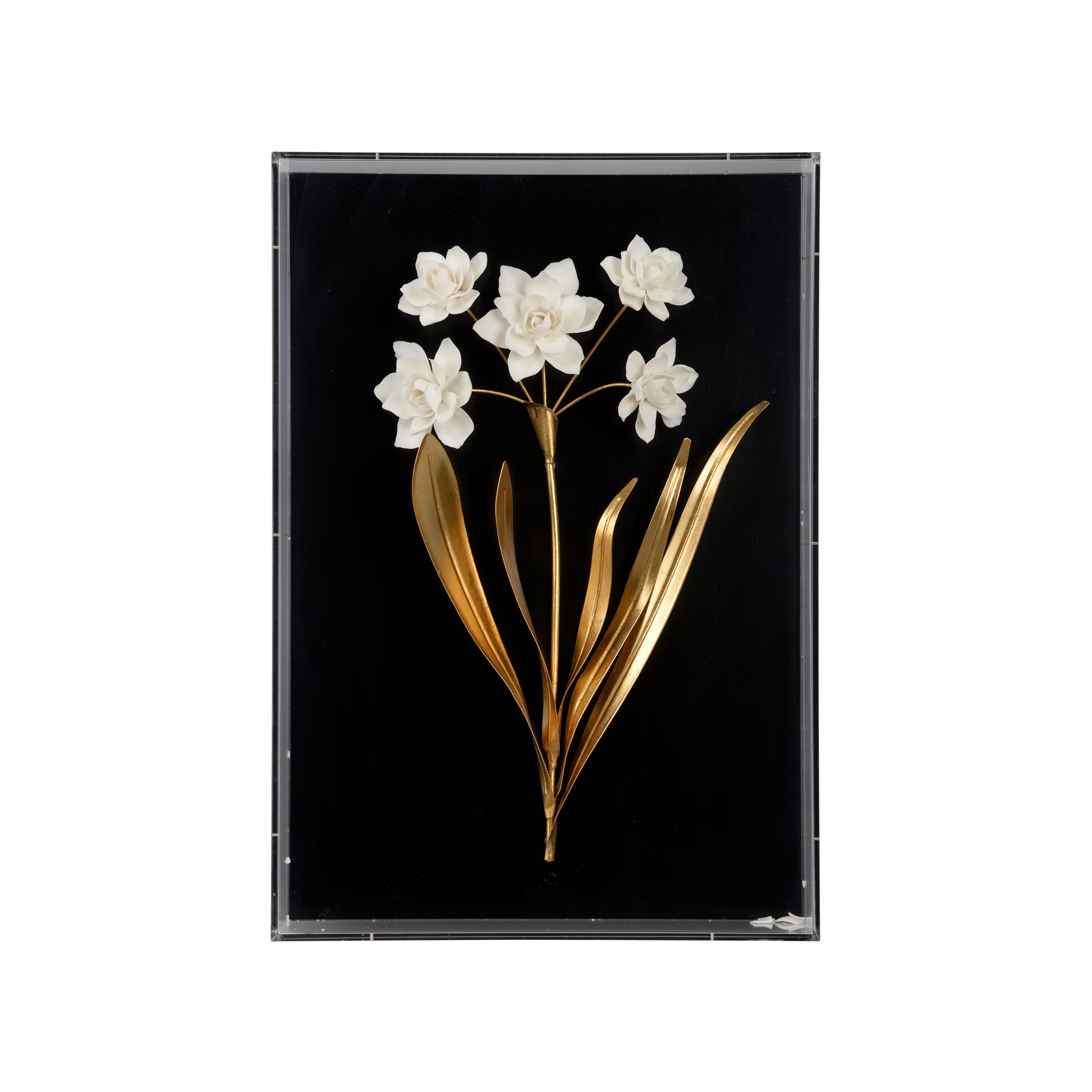 CHELSEA HOUSE Porcelain Flower Black - D 385973