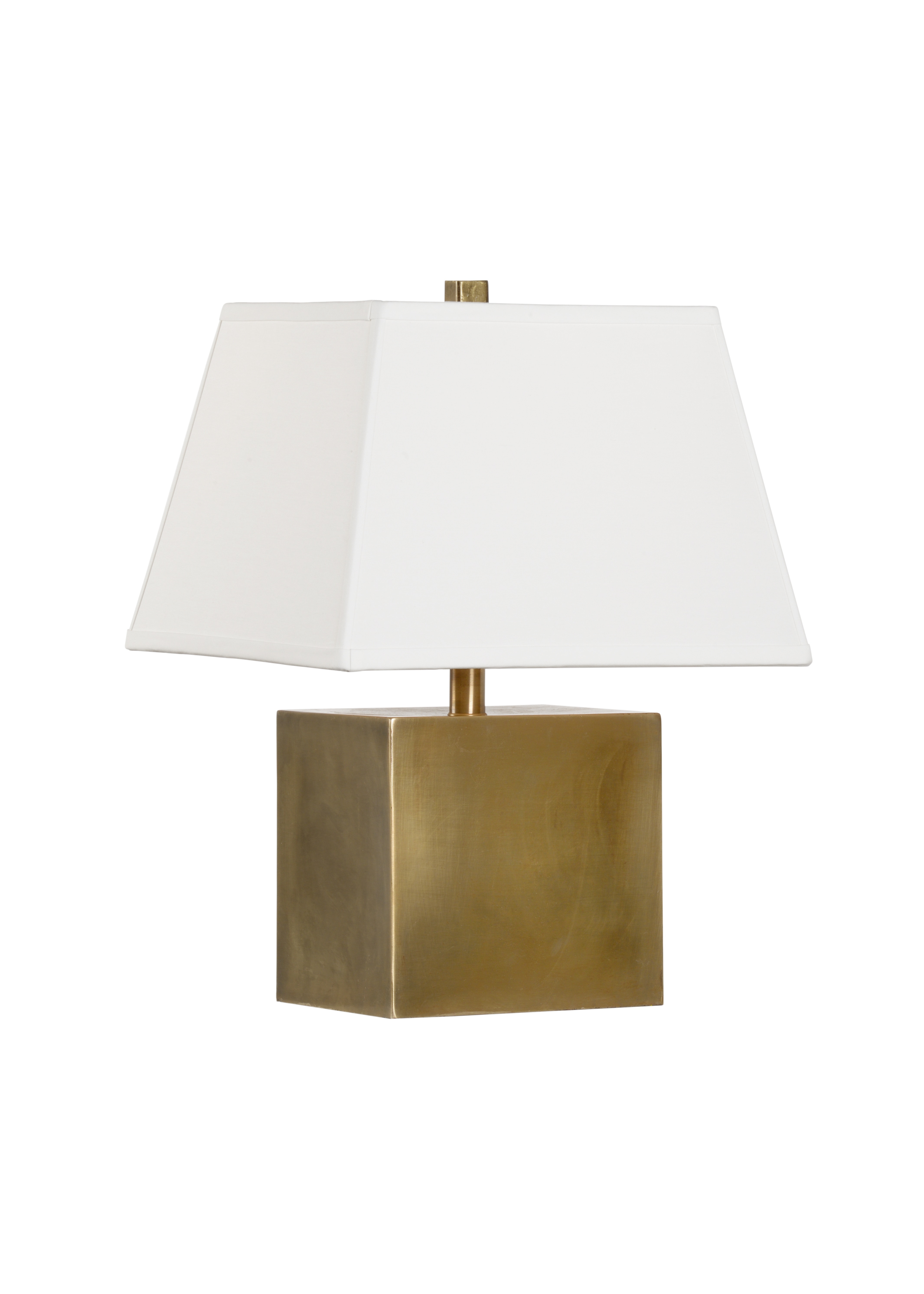 CHELSEA HOUSE Brass Cube Lamp 69525
