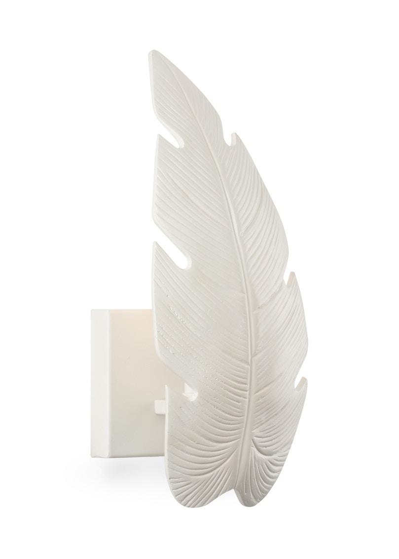 CHELSEA HOUSE Florida Wall Sconce - White 69827