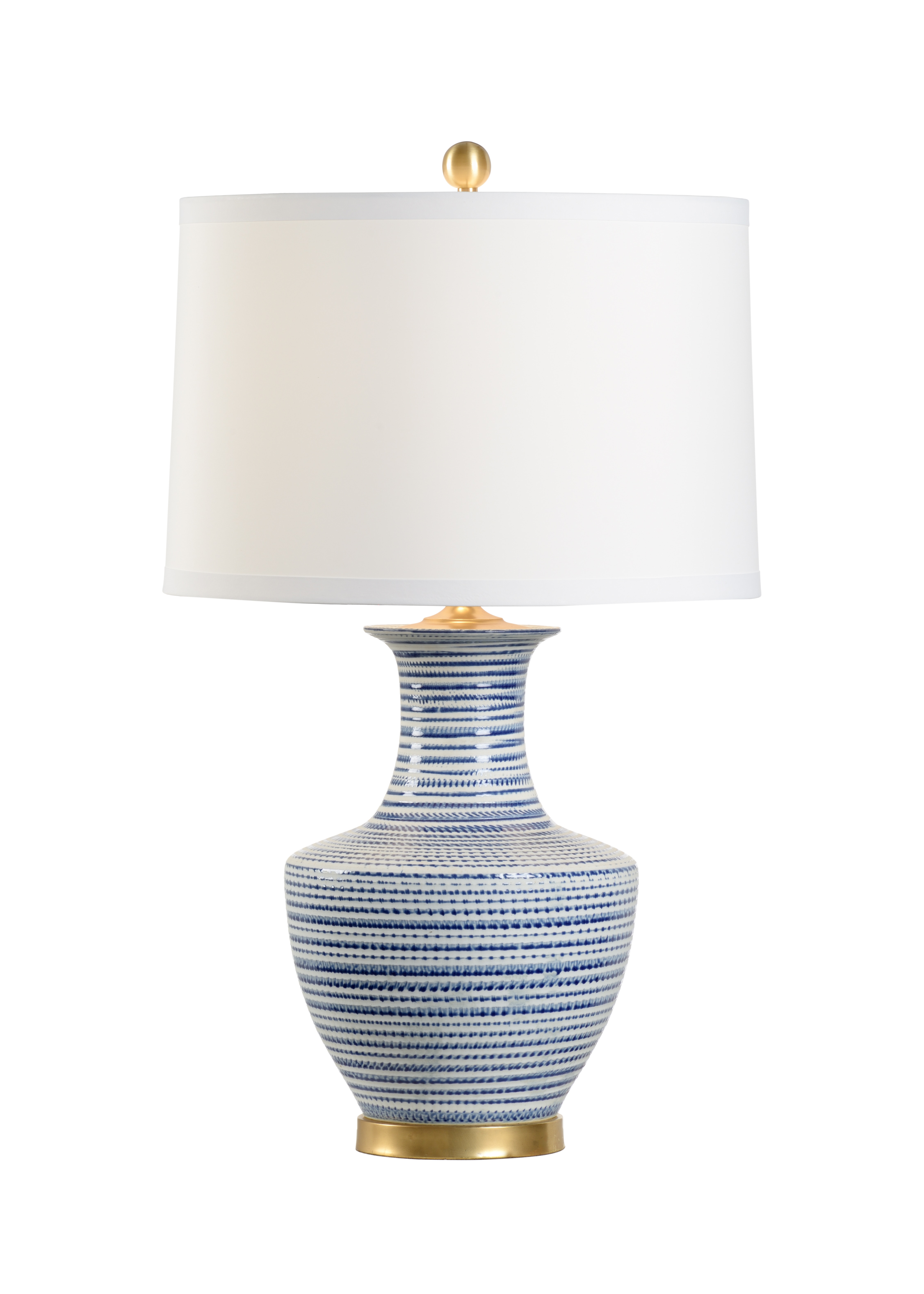CHELSEA HOUSE Classic Lamp - Blue/Gold 70003