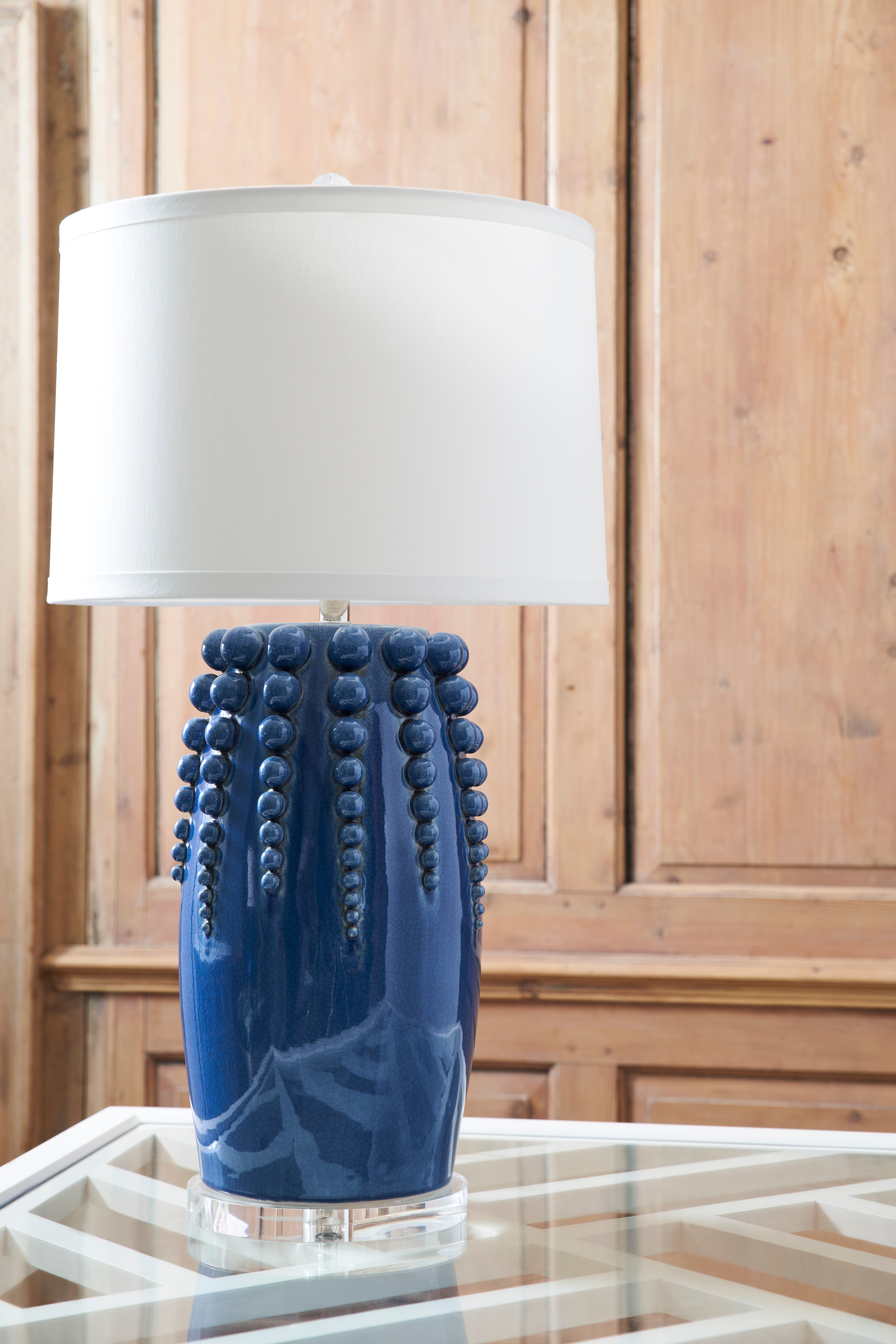 CHELSEA HOUSE Table and Floor Lamps Sea Urchin Lamp - Blue 70073