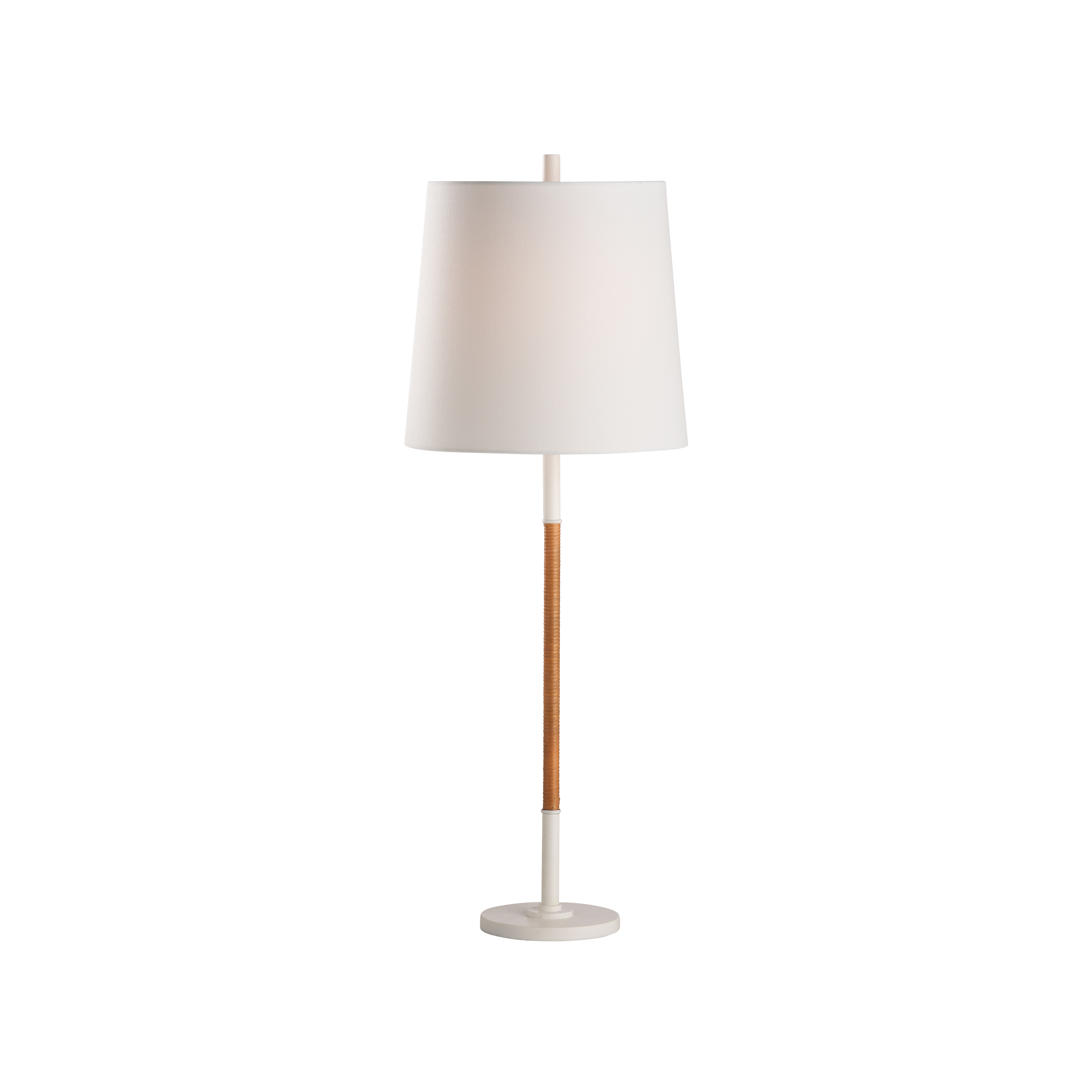 CHELSEA HOUSE Amelia Rattan Lamp - White 70284