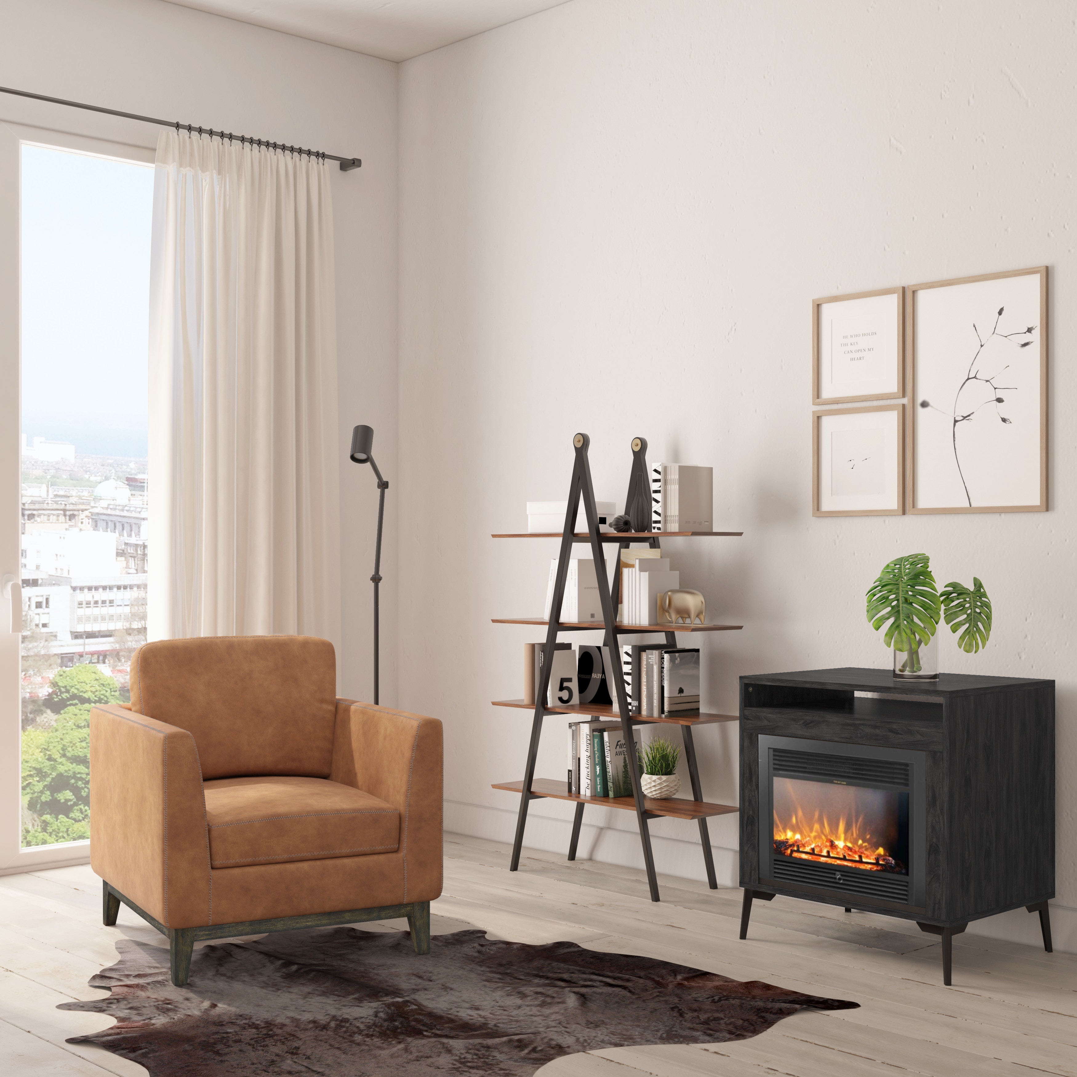 ACH Living Room Moccasin Stitch Arm Chair D485-701 - Accentrics Home -  Martinsville, VA