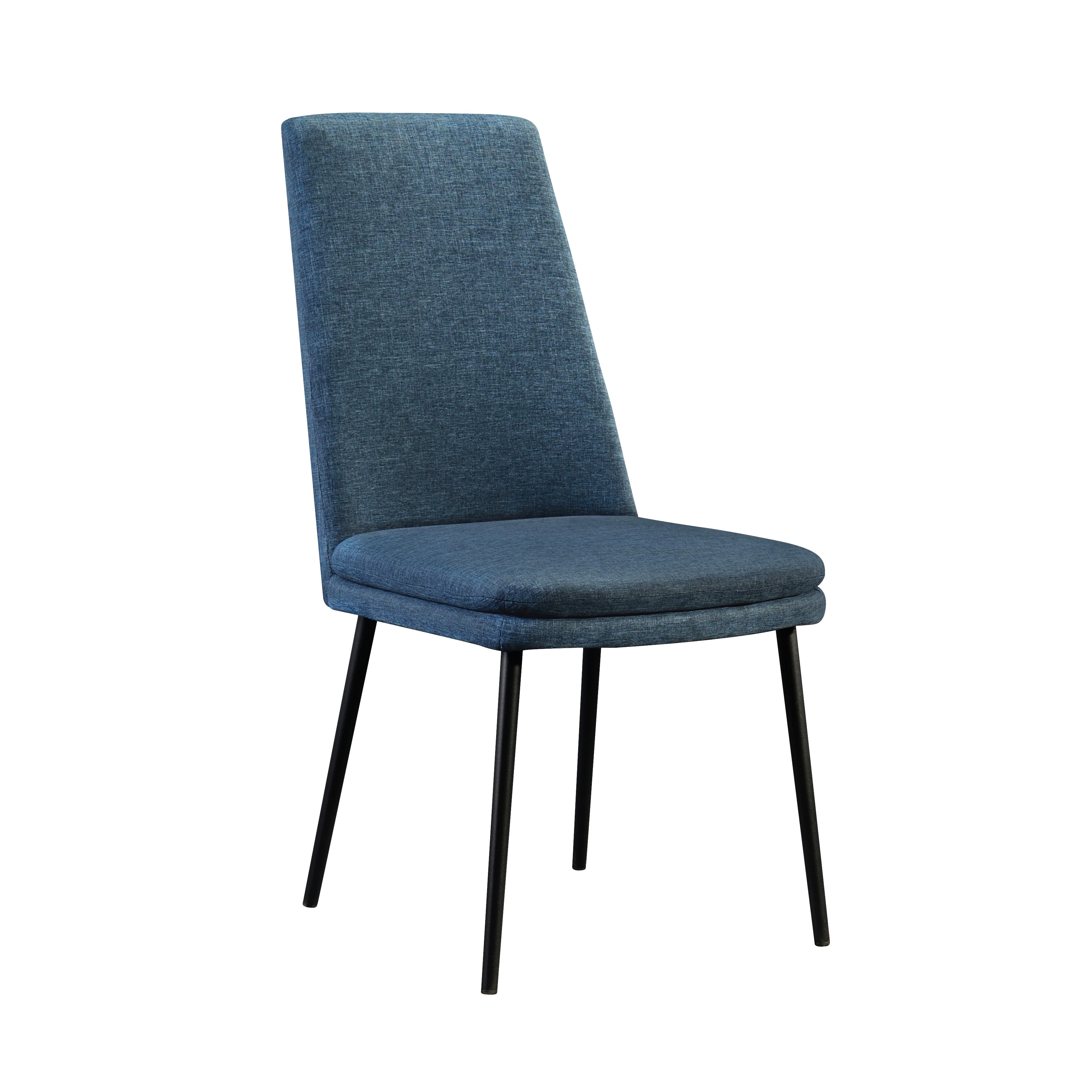 Denim upholstered online chair