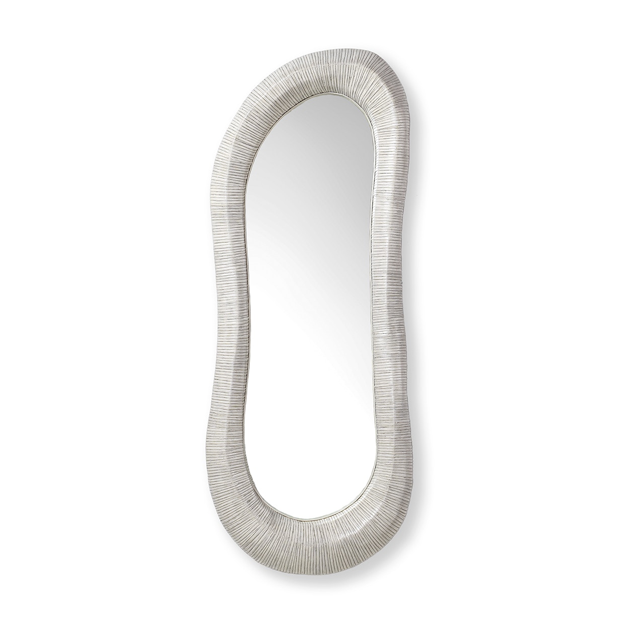 Ravenna Mirror Large, Whitewash | PALECEK