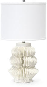 Palecek Coco Magnolia Table Lamp, Off White, 2455-51