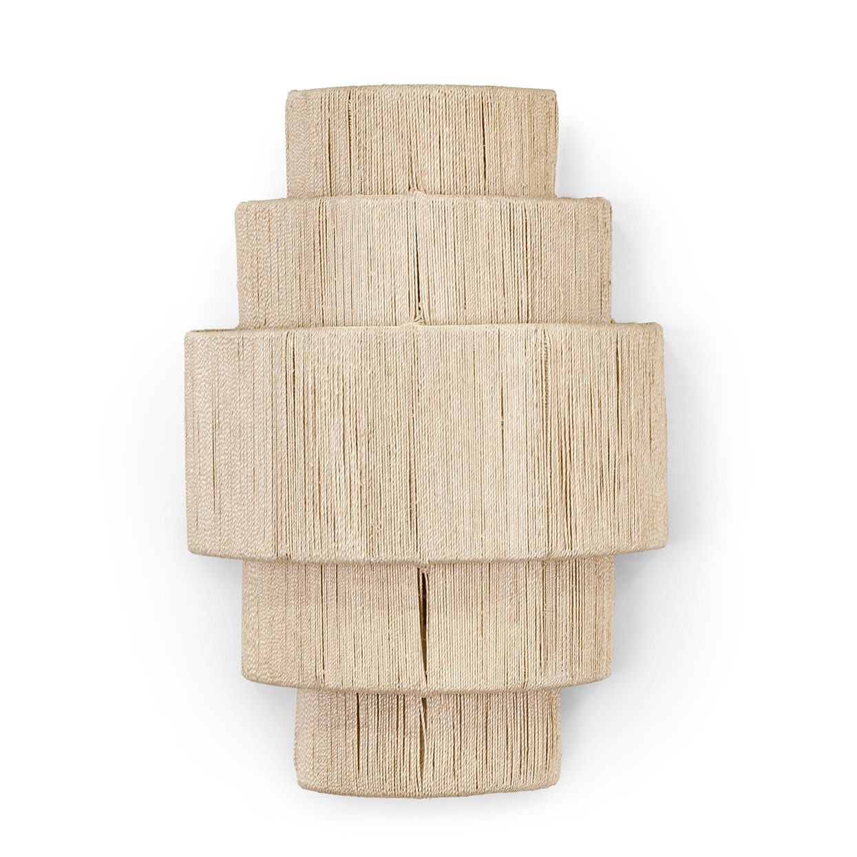 Natural fine abaca rope tightly wrapped over a powder coated Natural fine abaca rope tightly wrapped over a powder coated