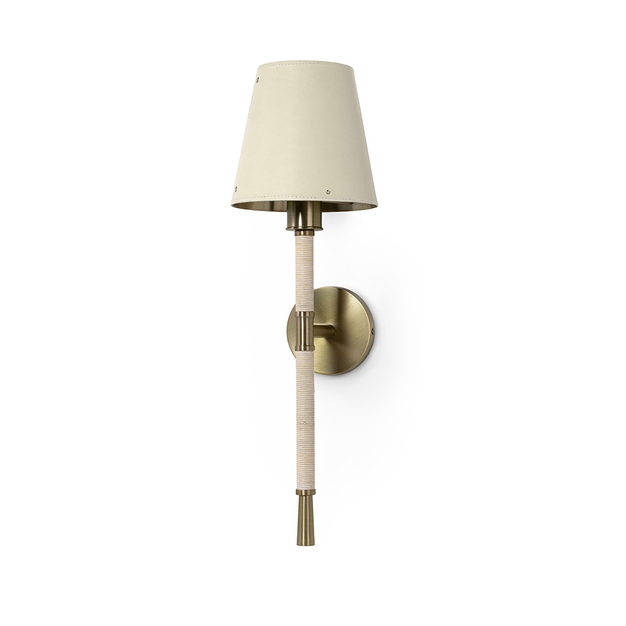 Palecek Wall Lights HENDRICK SCONCE, CREAM 2740-41