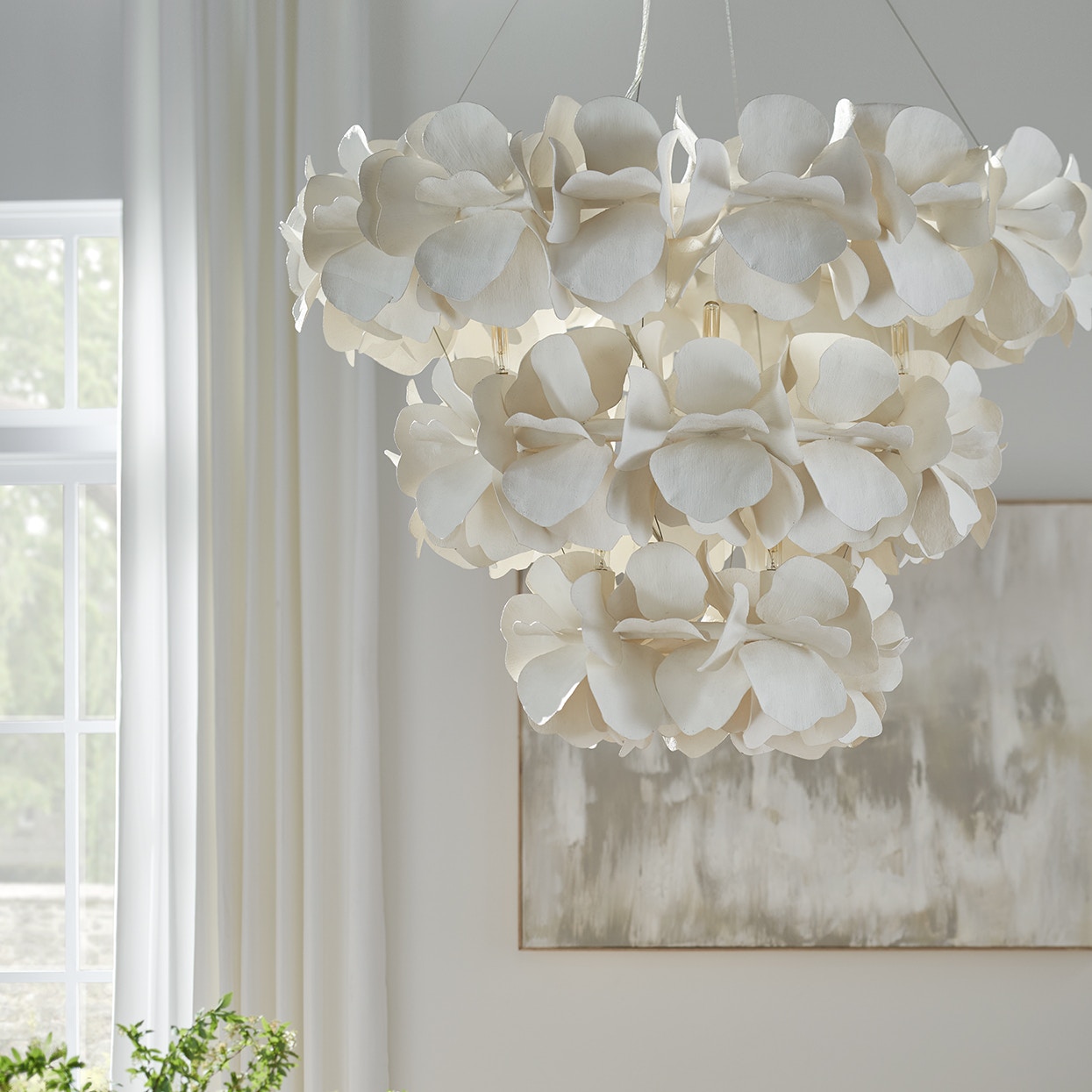 Palecek Ceiling Lights VIRGINIA TIERED CHANDELIER 2902-79