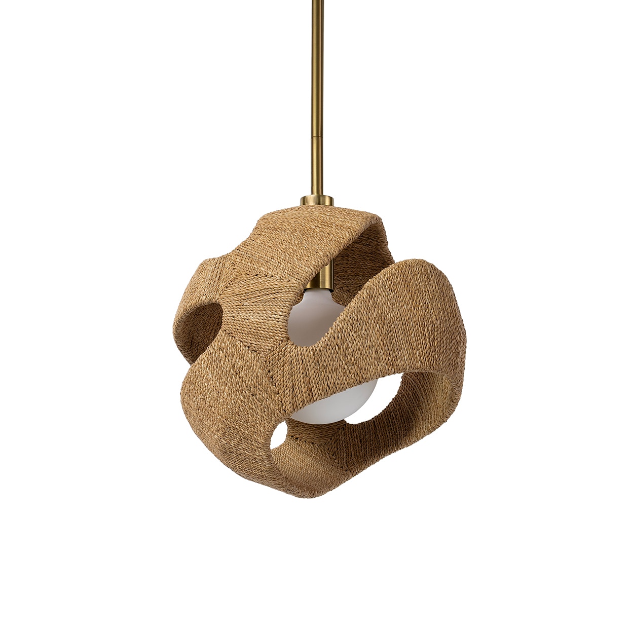 Palecek Ceiling Lights CORSICA PENDANT MINI, NATURAL 2953-01