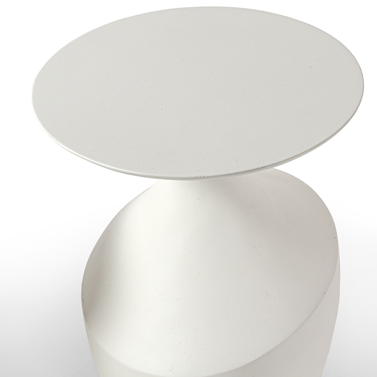 Chelsea Outdoor Side Table Tall White PALECEK