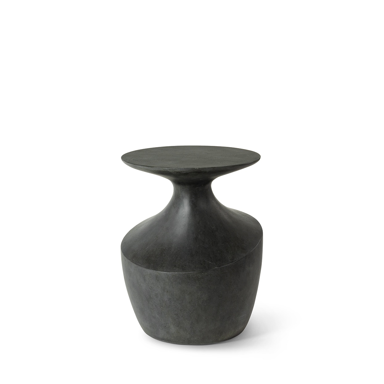 Chelsea Outdoor Side Table Short Charcoal PALECEK