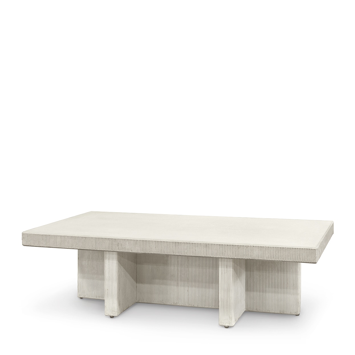 フランスパーテーション、テーブル Delano Outdoor Coffee Table, White | PALECEK
