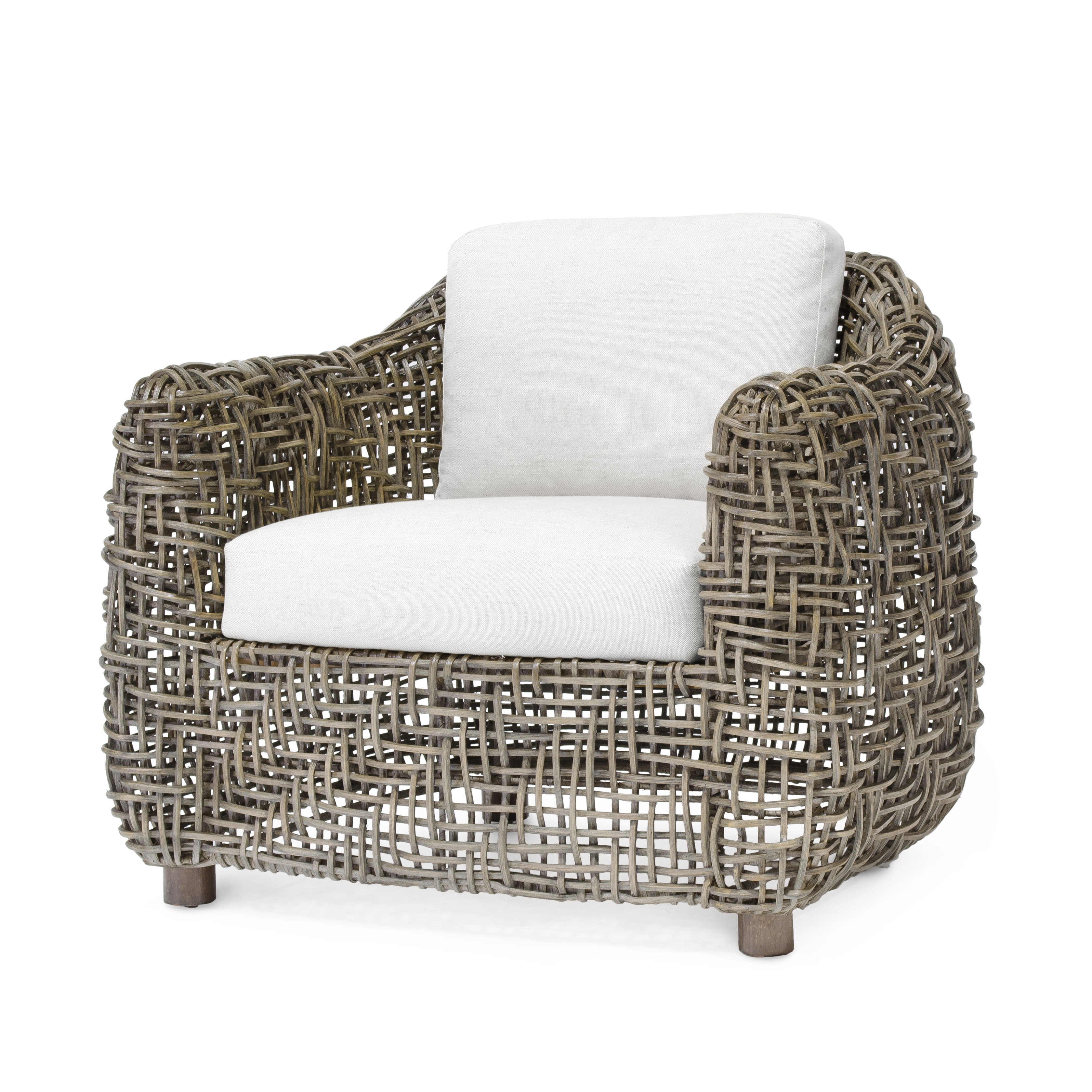 Palecek Living Room SEACLIFF LOUNGE CHAIR 7085-89+8179-64