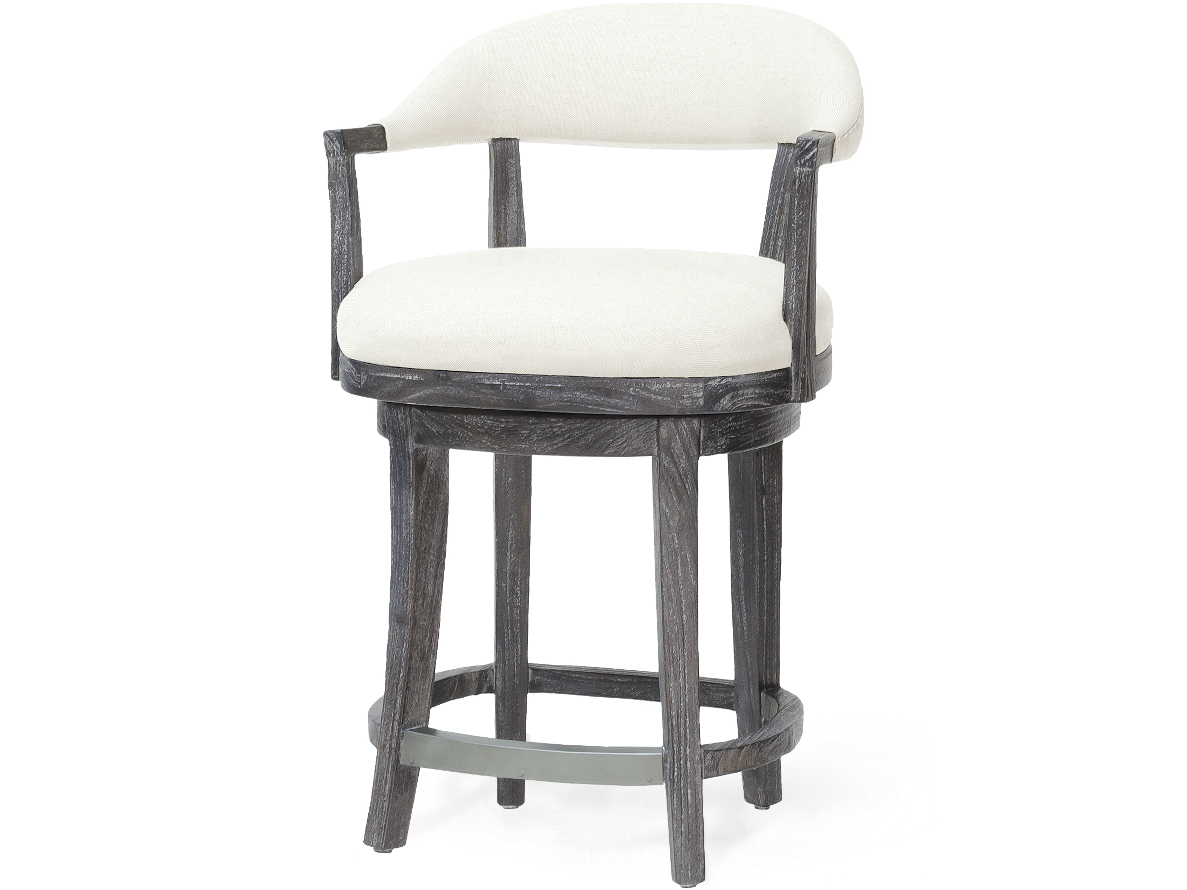 Distressed white counter online stools