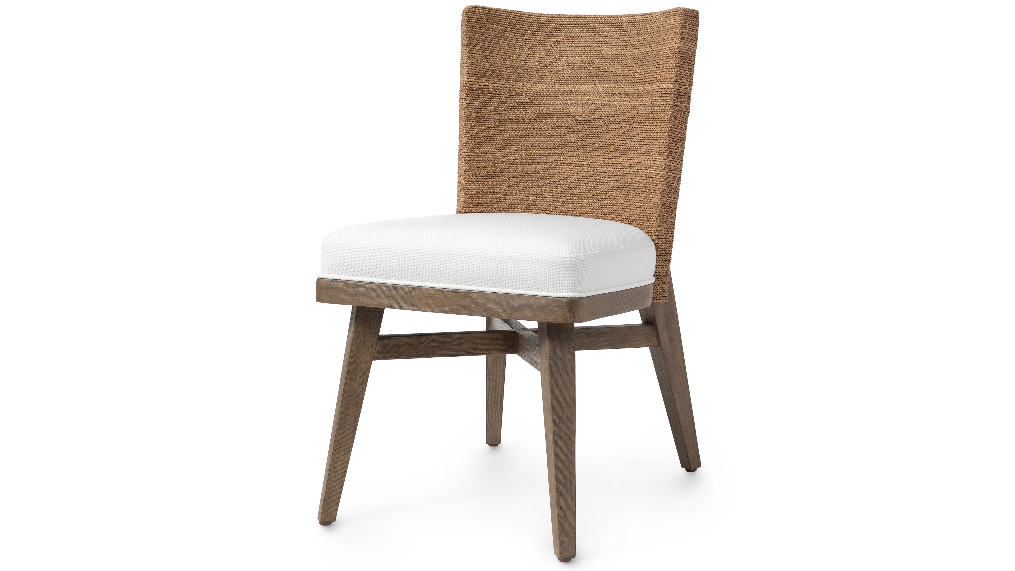 Palecek Casual Dining FRANCIS SIDE CHAIR, NATURAL 7382-01+8275-4J