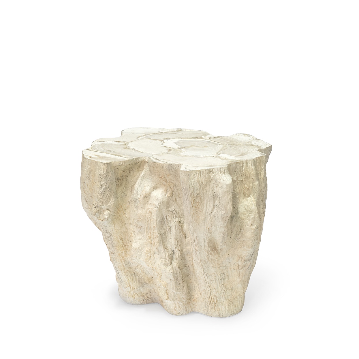 ガルム　ほぼフルオプ Camilla Fossilized Clam Side Table | PALECEK
