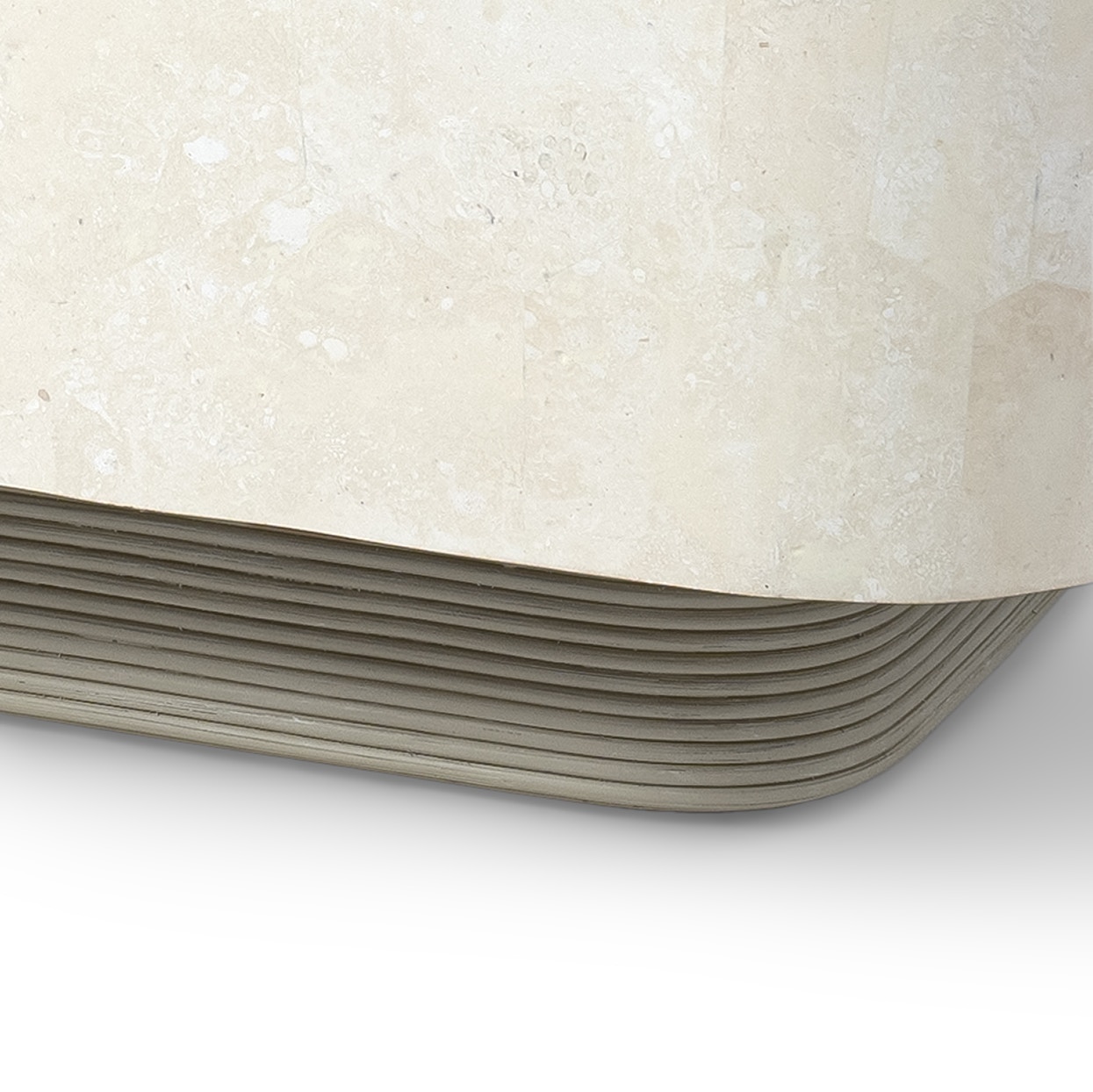 Palecek Living Room DAKOTA COFFEE TABLE SQUARE, WHITE 7659-41