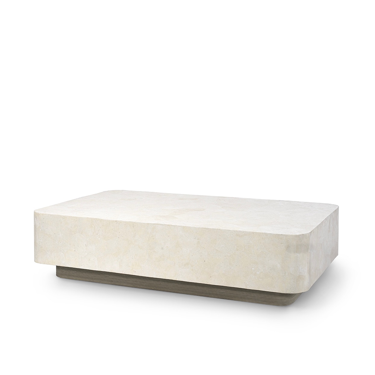 Palecek Living Room DAKOTA COFFEE TABLE RECTANGULAR, WHITE