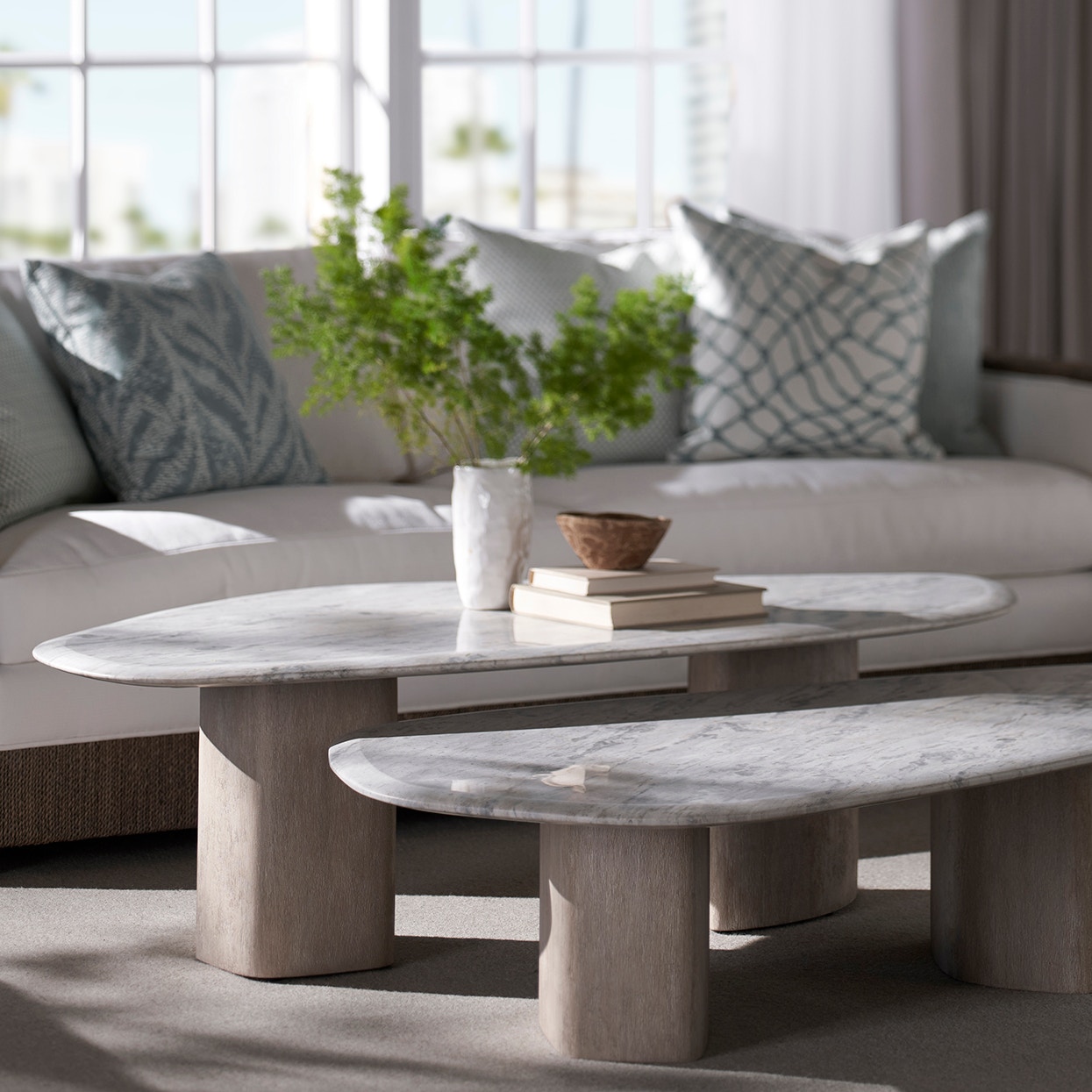 Caleb Coffee Table Tall PALECEK