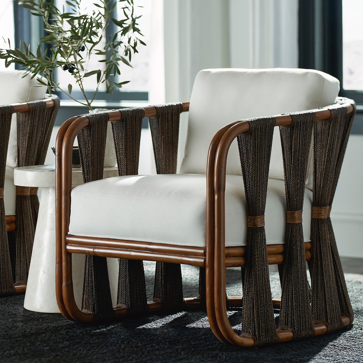 Strings Attached Chair, Dark | PALECEK