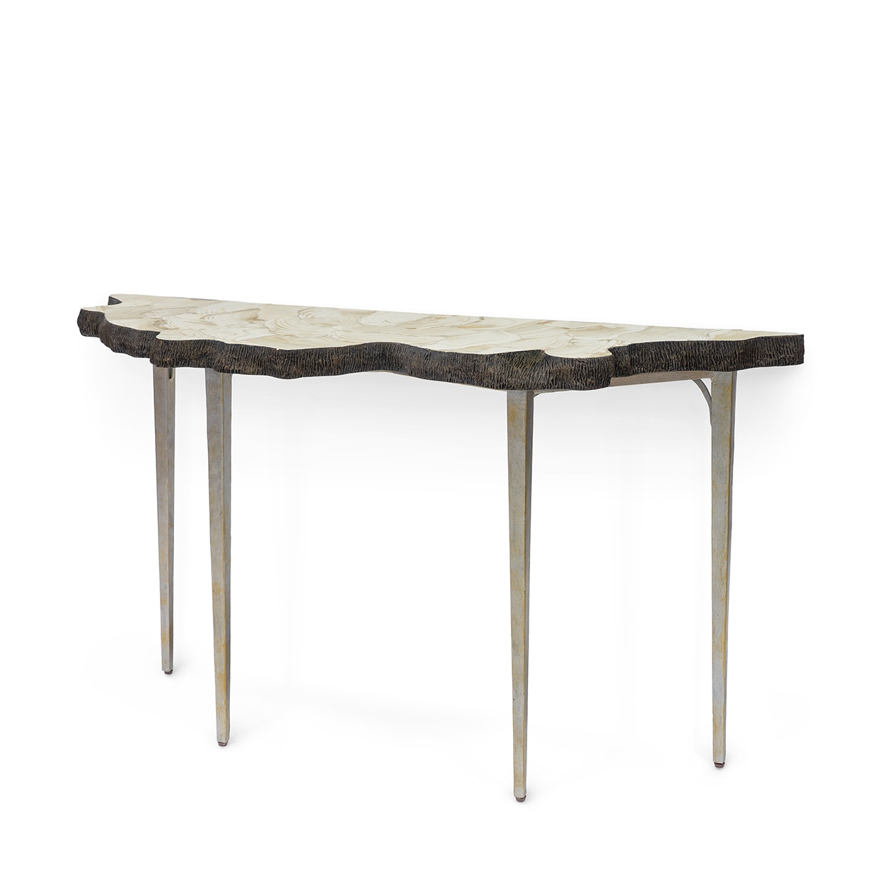 Chloe Fossil Clam Console Table | PALECEK