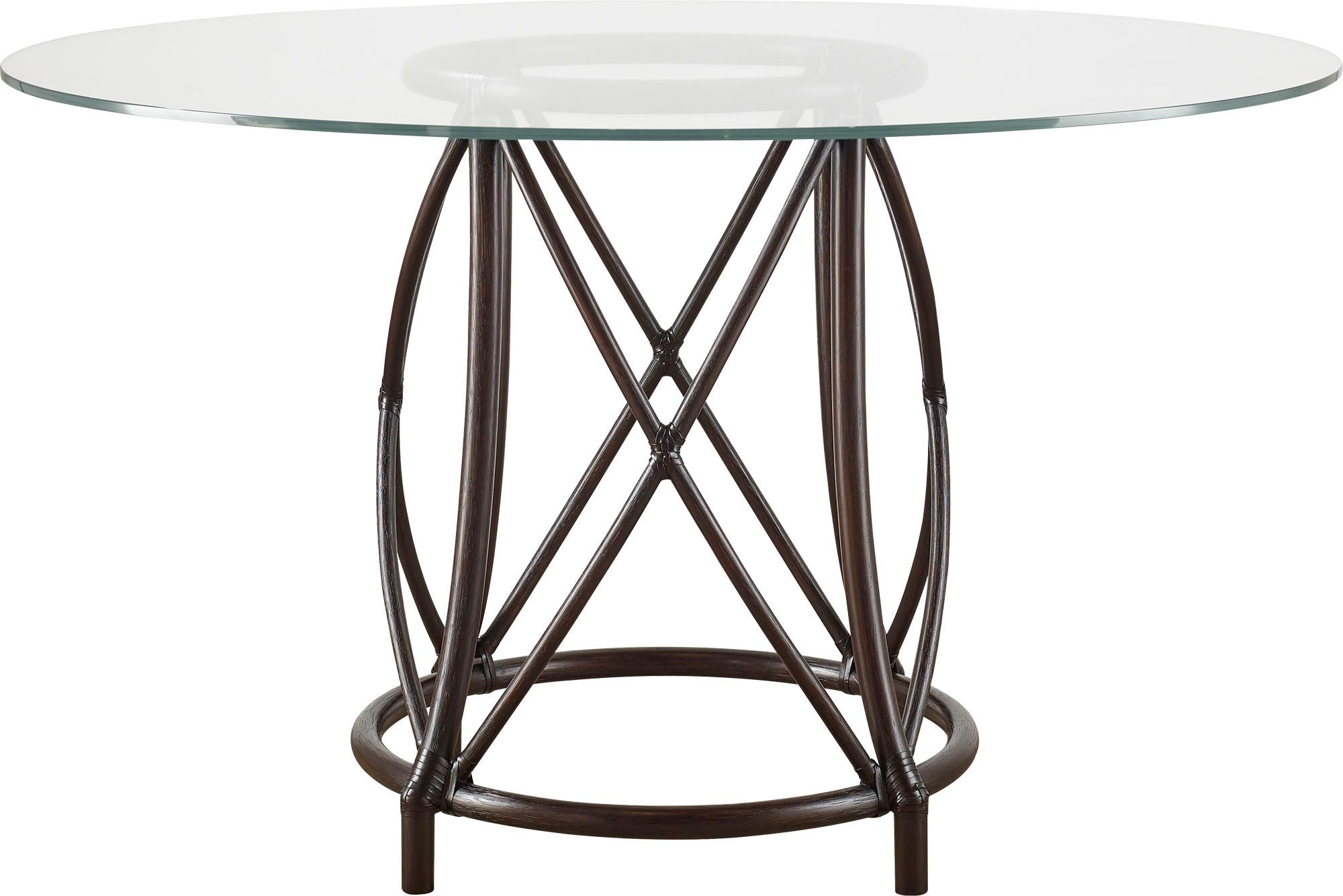 McGuire Gondola Round Counter Height Dining Table 