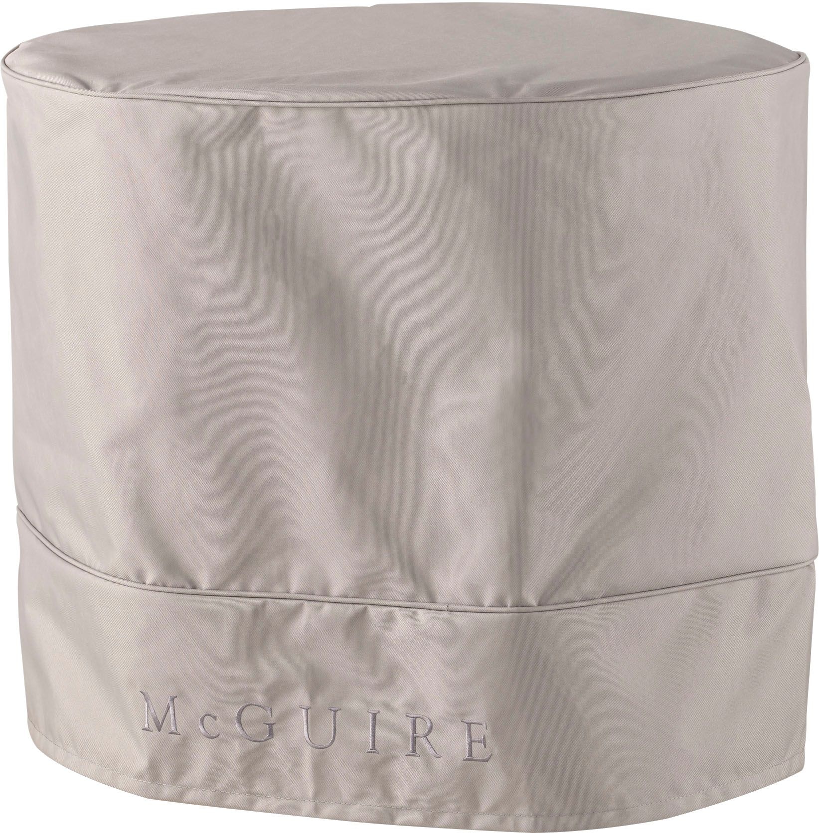 McGuire 26 Inch x 20 Inch Oval Side Table Cover 