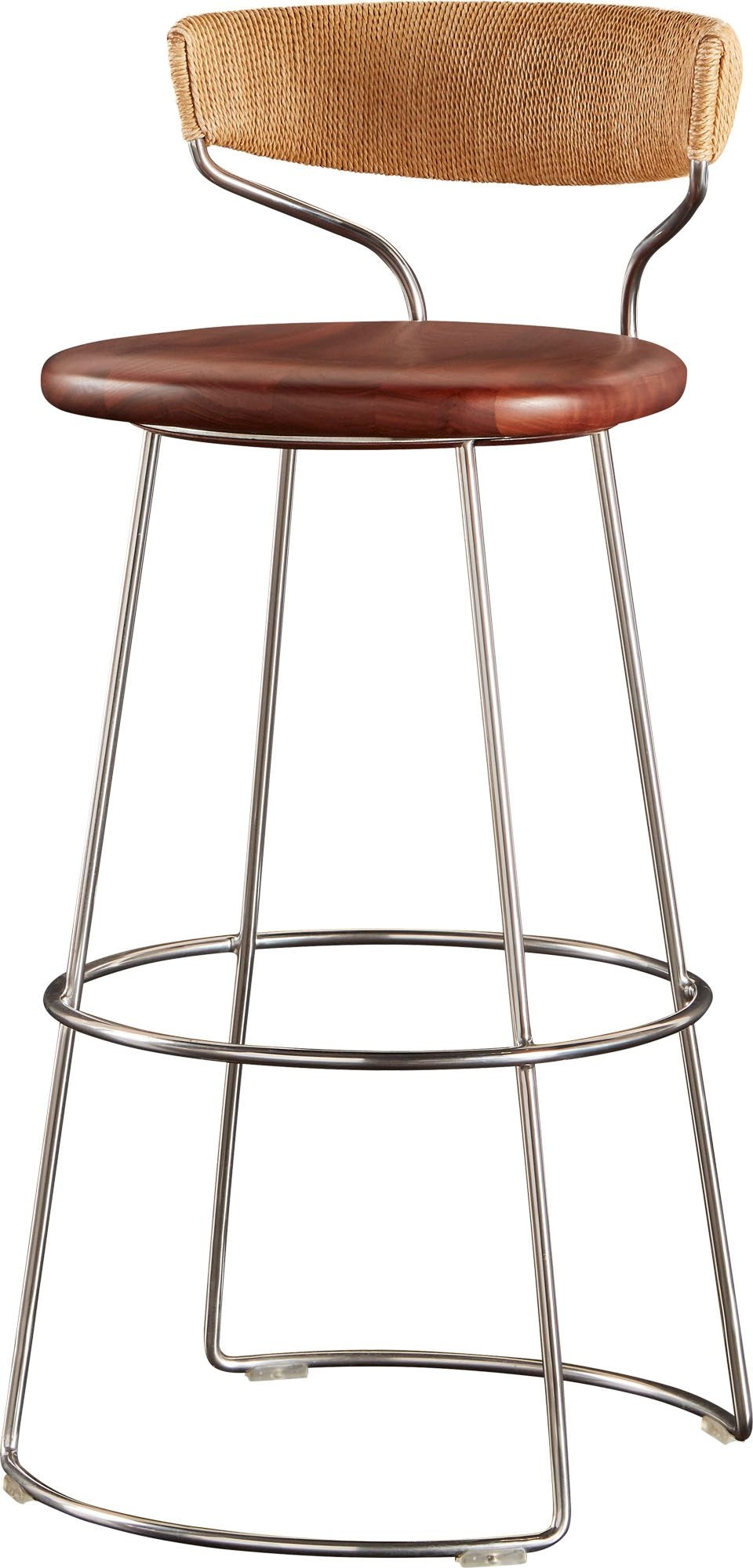 McGuire Bar and Game Room Danish Cord Swivel Counter Stool MCO426