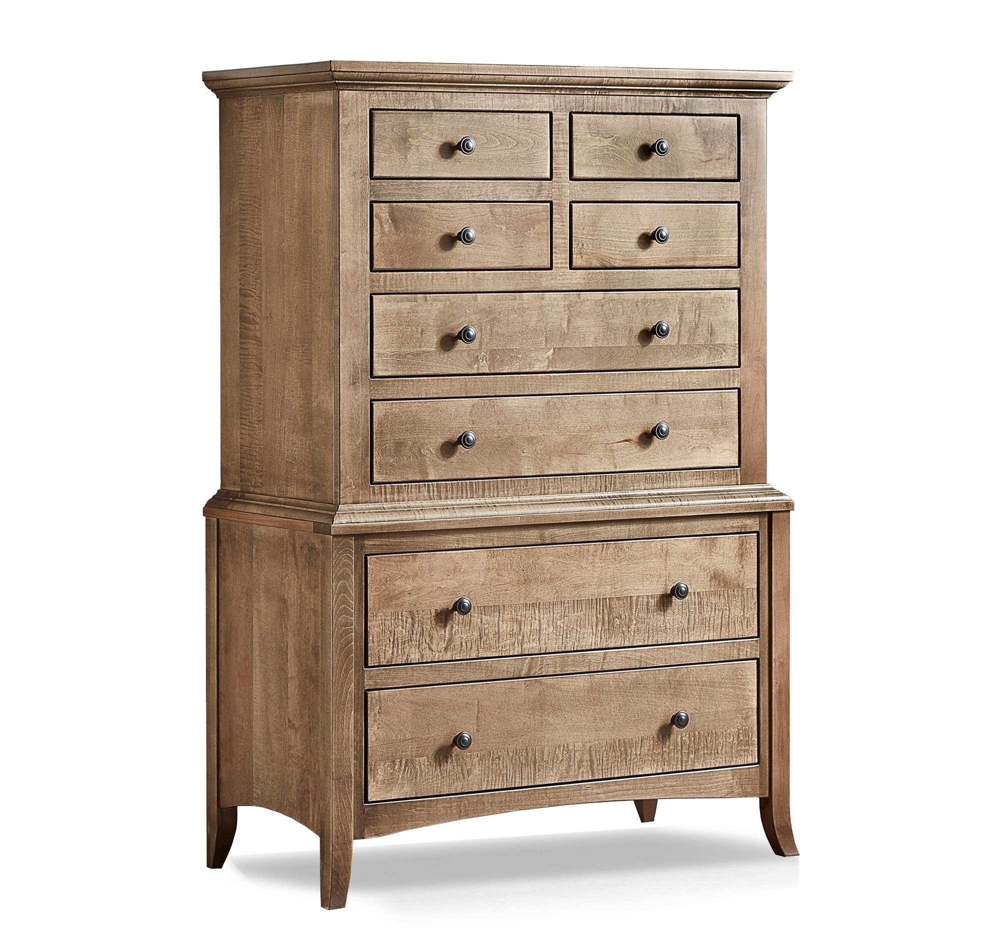 Amish Essentials Provence 8 Drawer Chest on Chest 41181